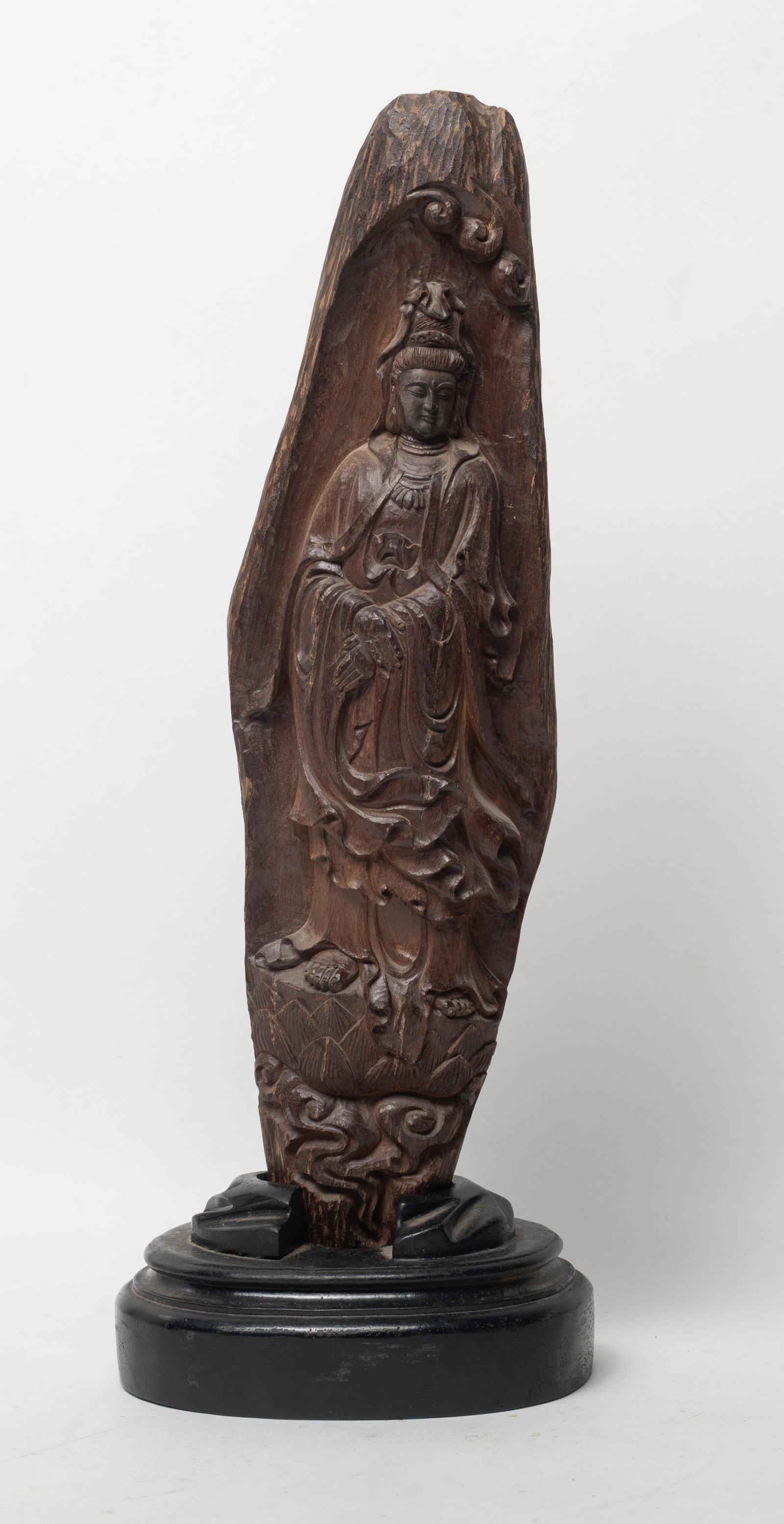 Tall 1950-70s Chinese Agarwood Sculpture