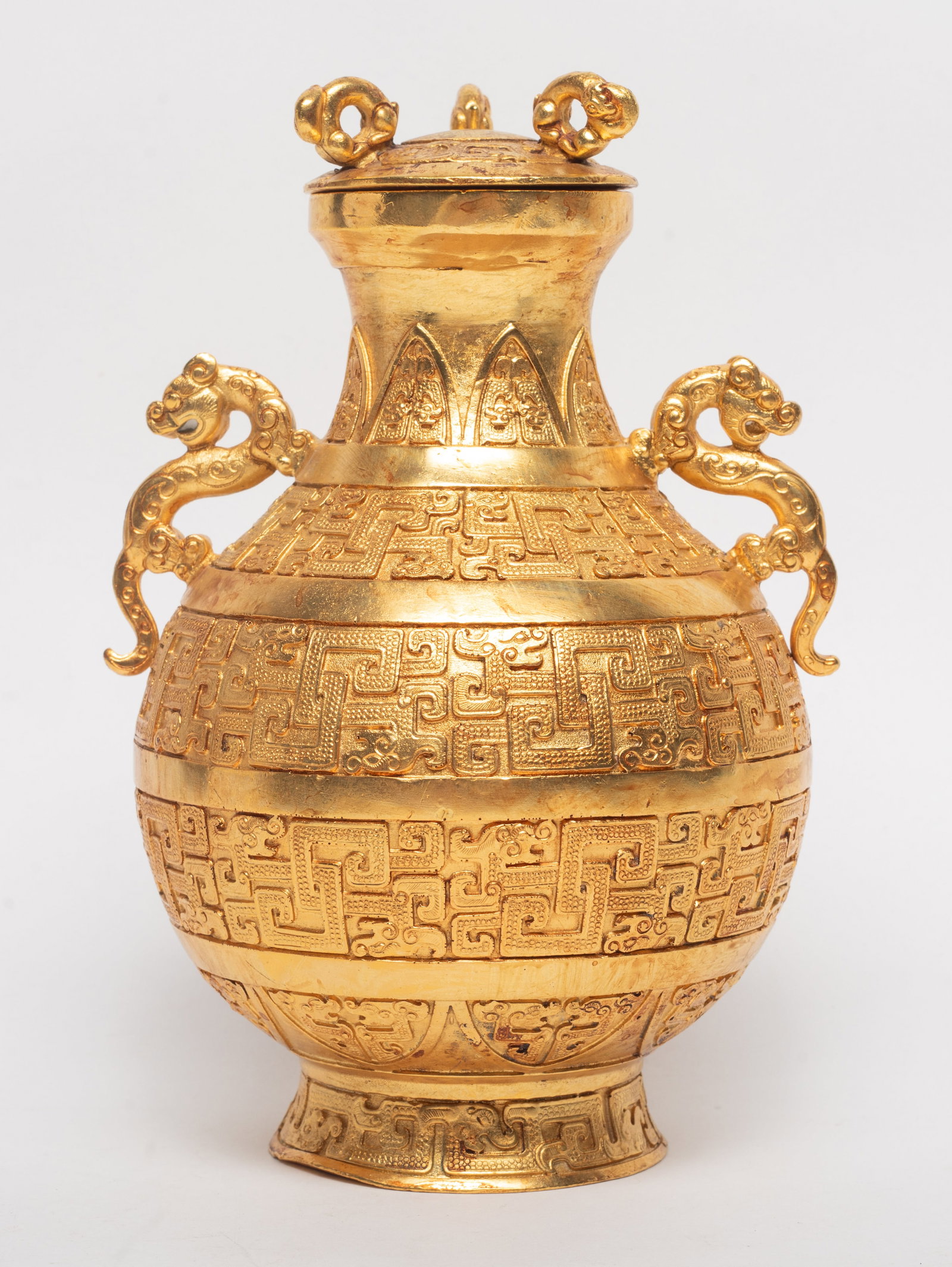 Chinese Gold on Bronze Covered Vase (1 of 13)