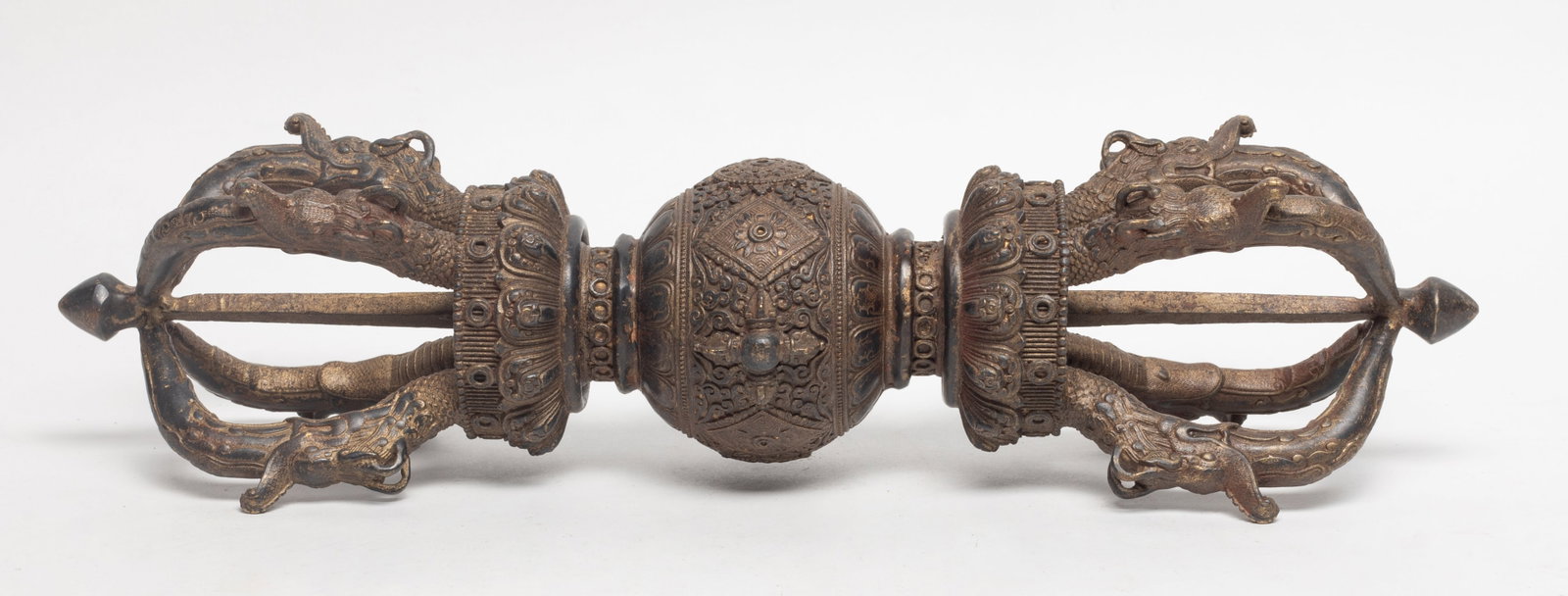 Large Chinese Sino-Tibetan Bronze Vajra (1 of 10)