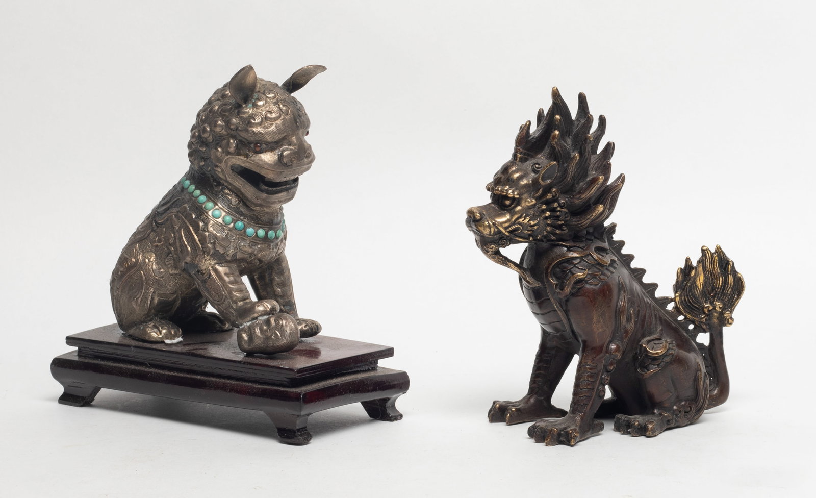 Two Chinese Brass Beast Sculptures (1 of 14)