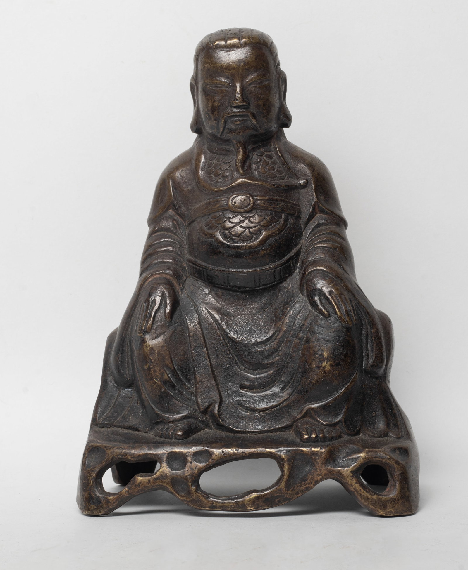 Chinese Bronze Carved Cabinet Buddha (1 of 11)