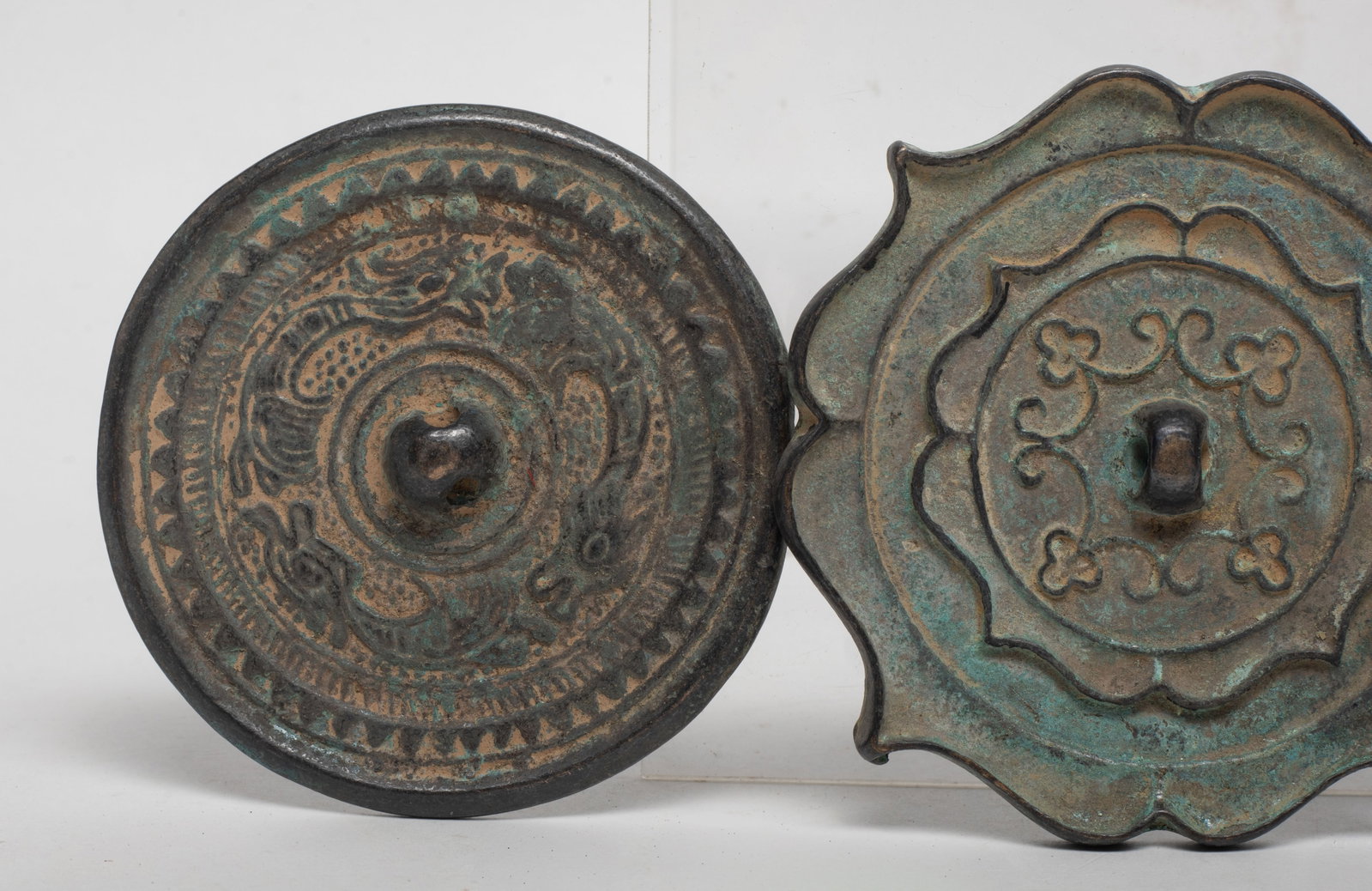 Set Chinese Bronze Mirrors - 3
