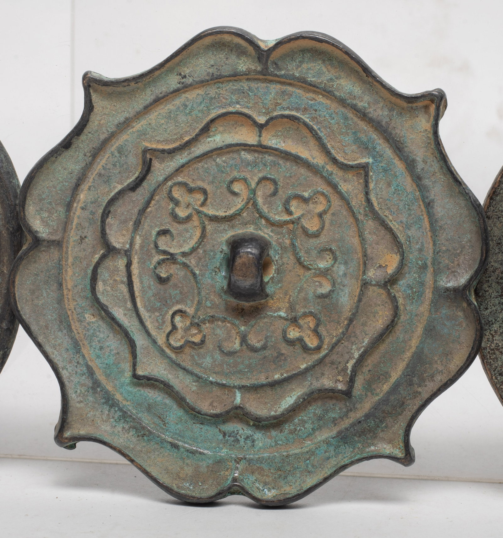 Set Chinese Bronze Mirrors - 4