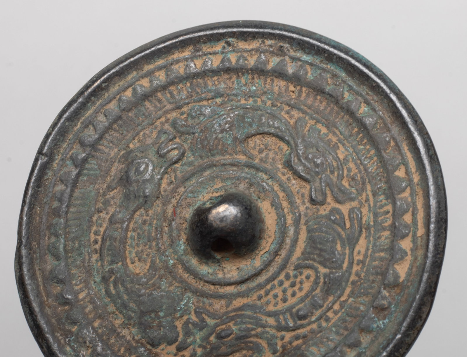 Set Chinese Bronze Mirrors - 6