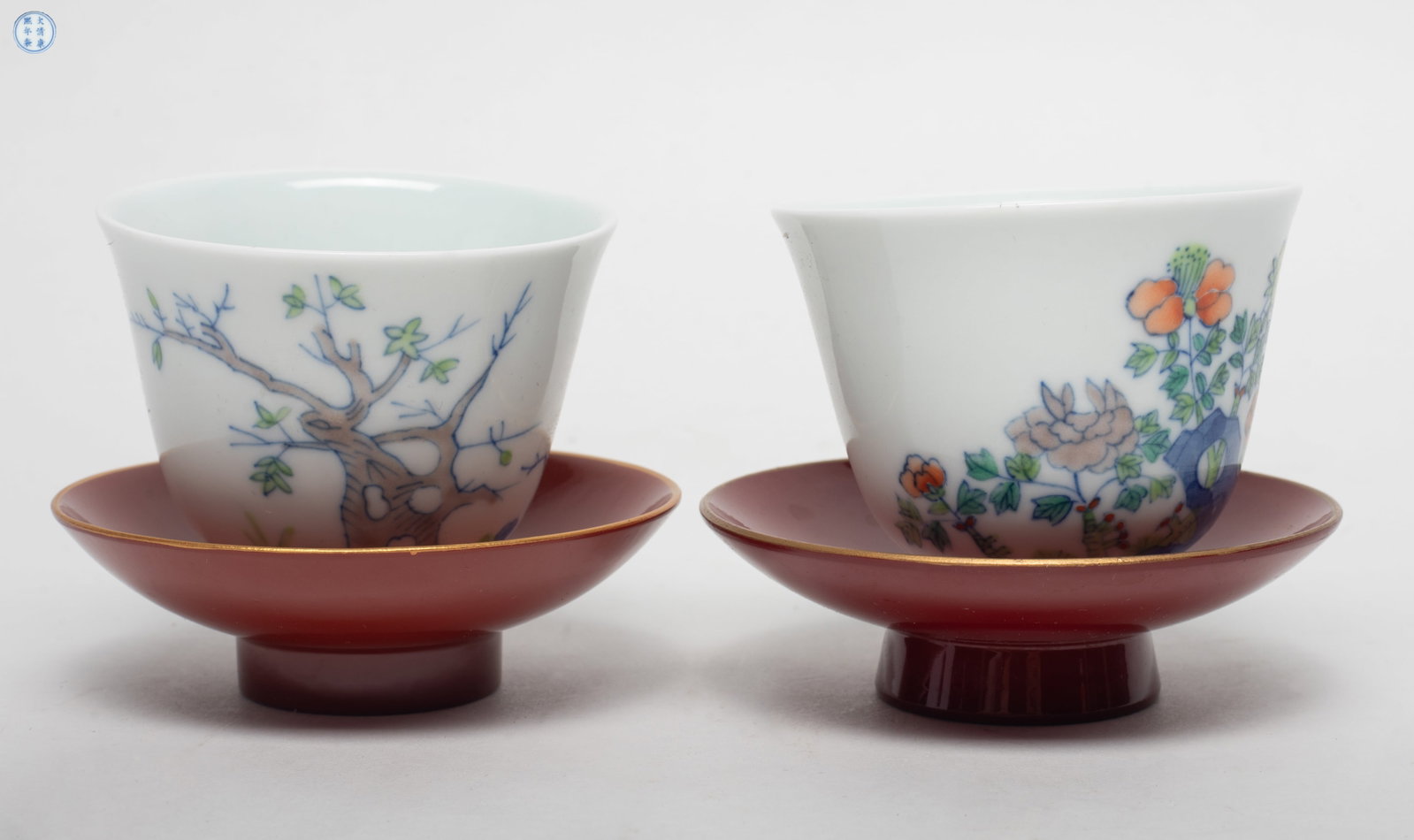 Estate Two Chinese Export Porcelain Cups (1 of 15)