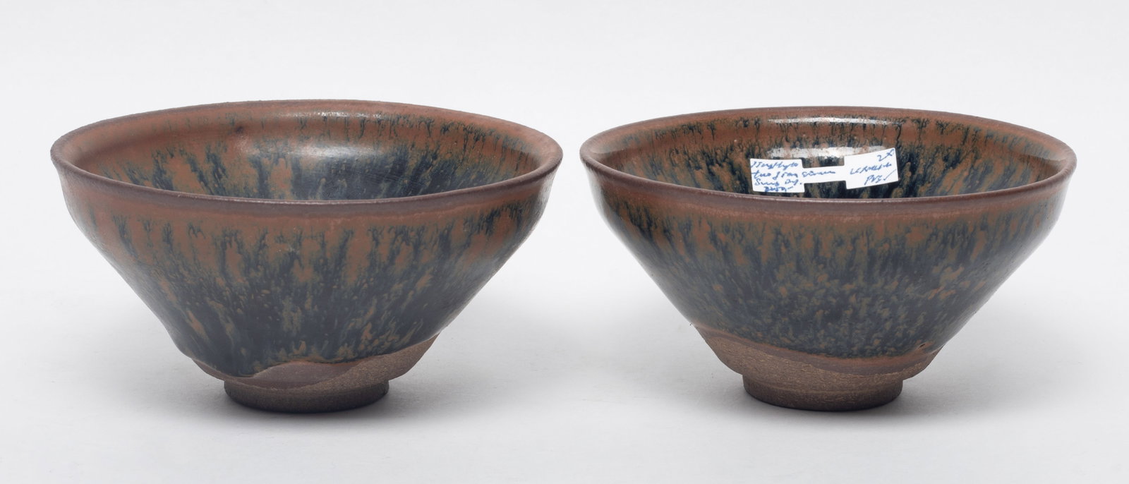 Two Chinese Jian Porcelain Tea Bowls (1 of 10)