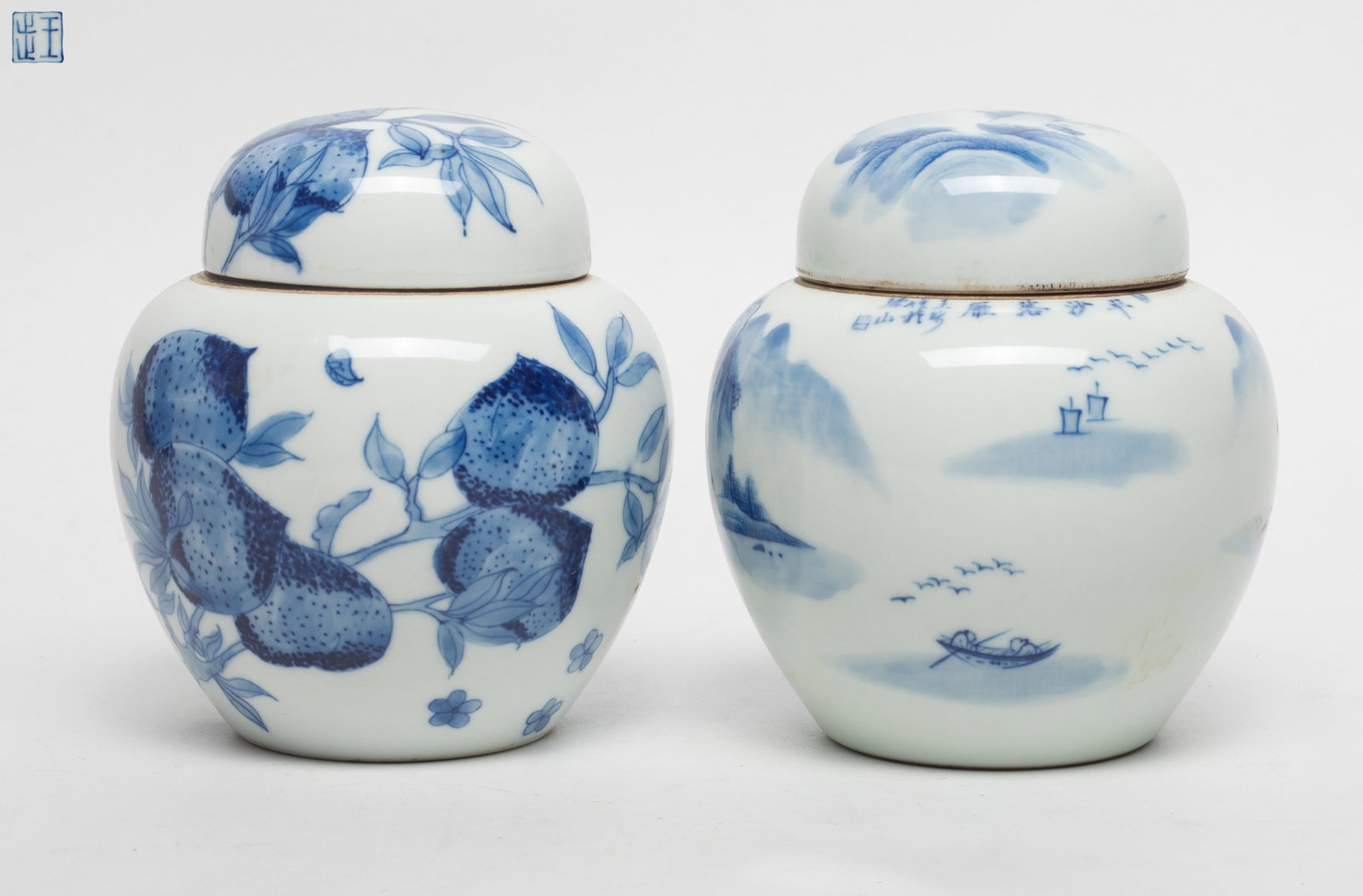 Two Vintage Chinese Porcelain Tea Jars (1 of 12)