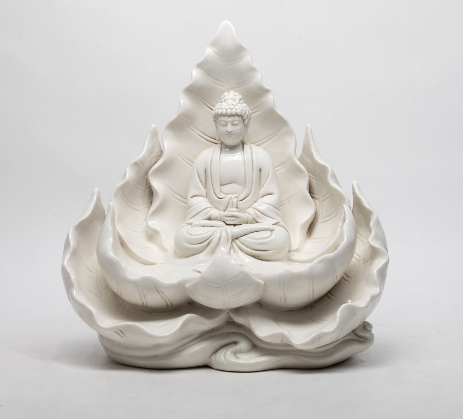Unusual Chinese Blanc De Porcelain Buddha (1 of 11)