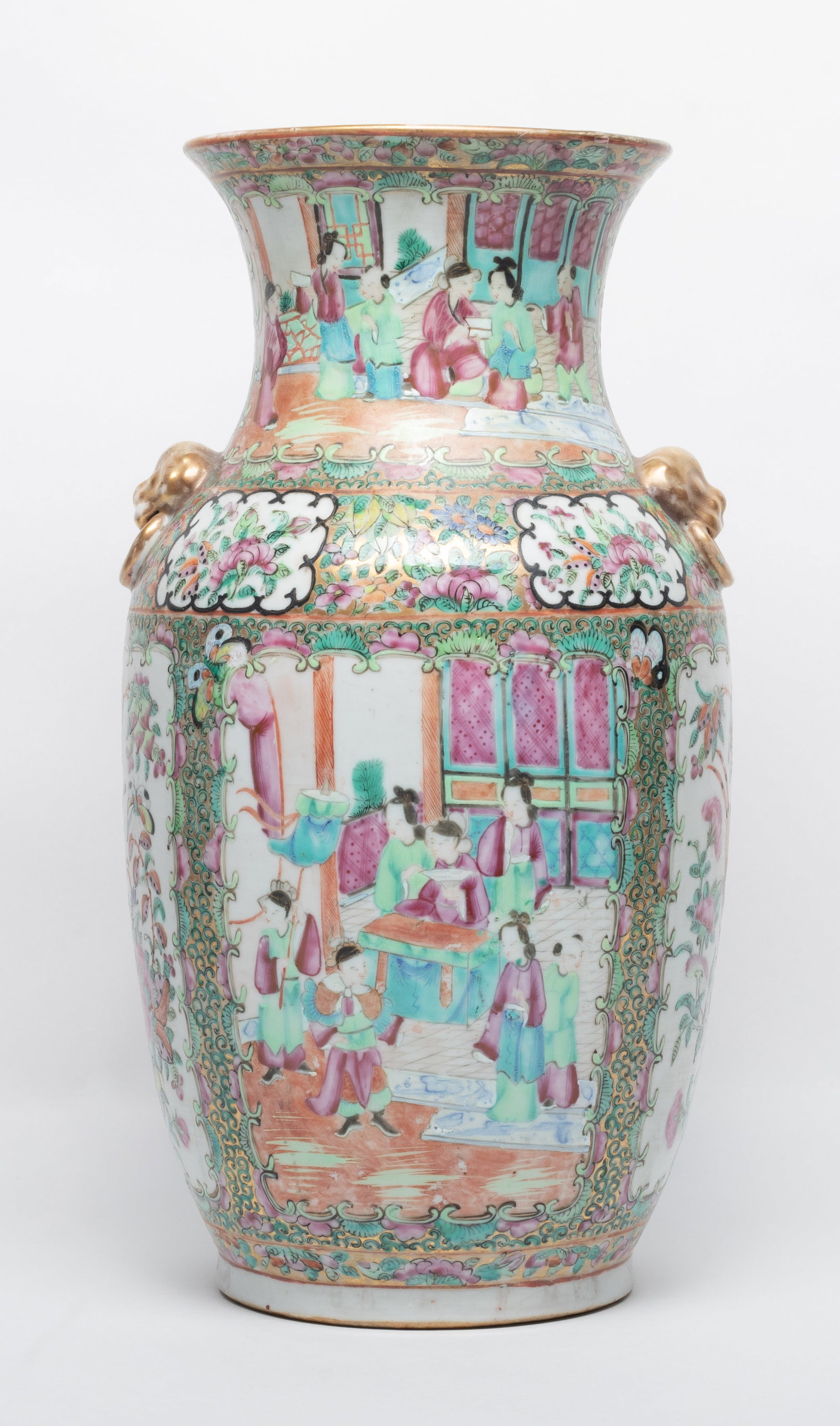 Tall Chinese Export Porcelain Vase (1 of 15)
