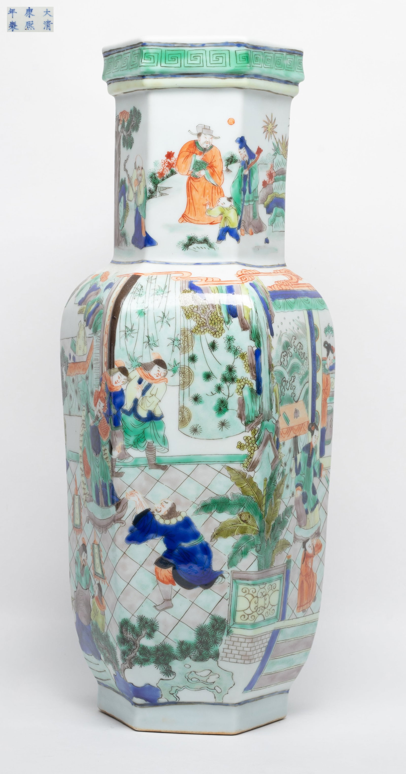 Tall Chinese Wuchai Porcelain Vase (1 of 16)