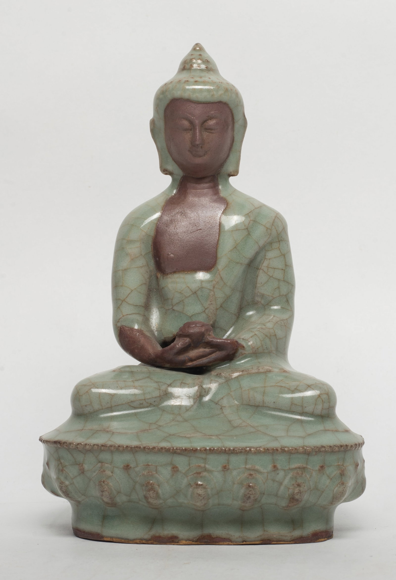 Chinese Export Longquan Porcelain Buddha (1 of 10)