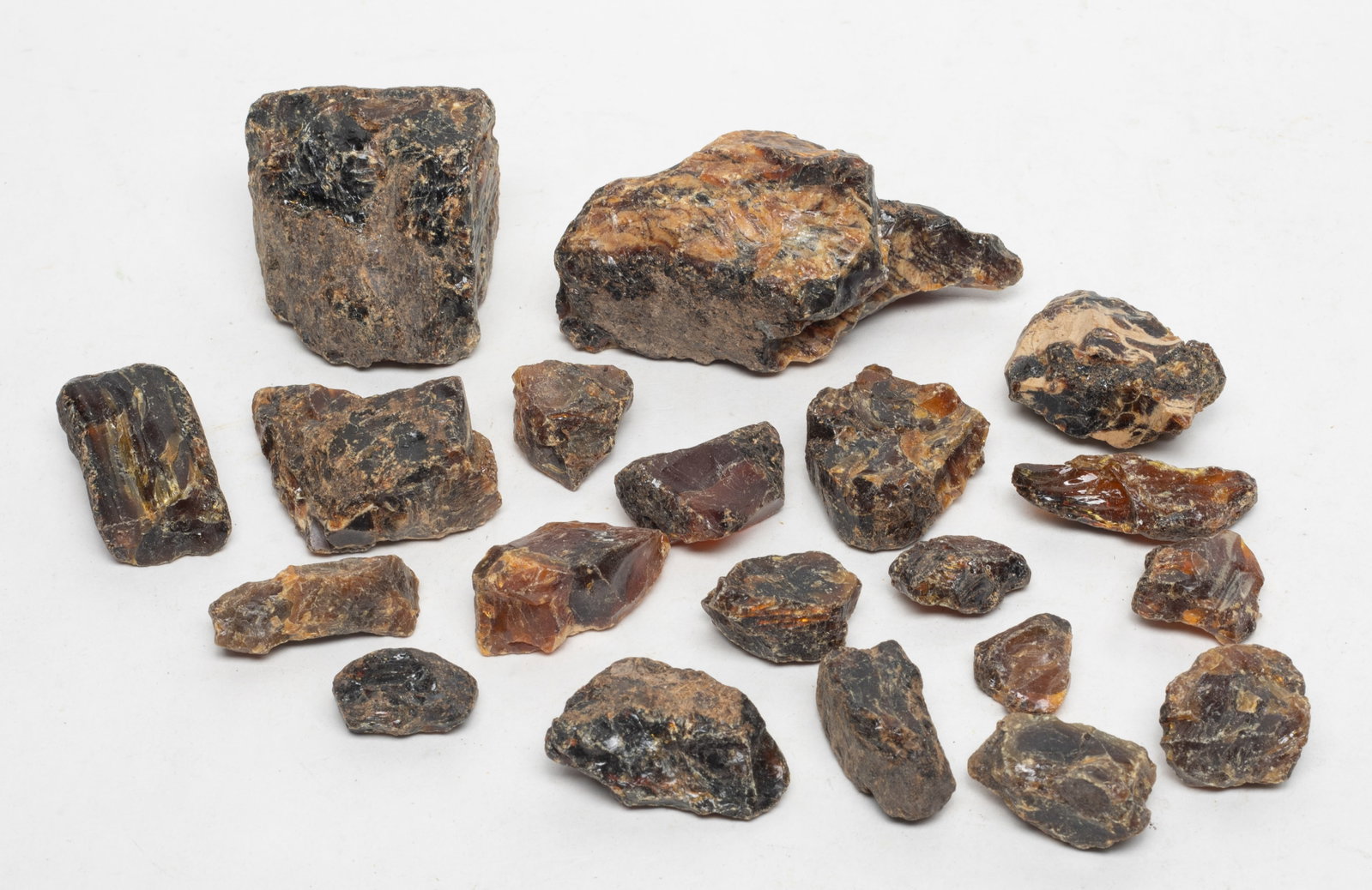 Estate Large Set Nature Amber Nugget: Large set of nature amber nuggets. Approx. 250 gram 3.67*1.6*1.57 inch (largest).