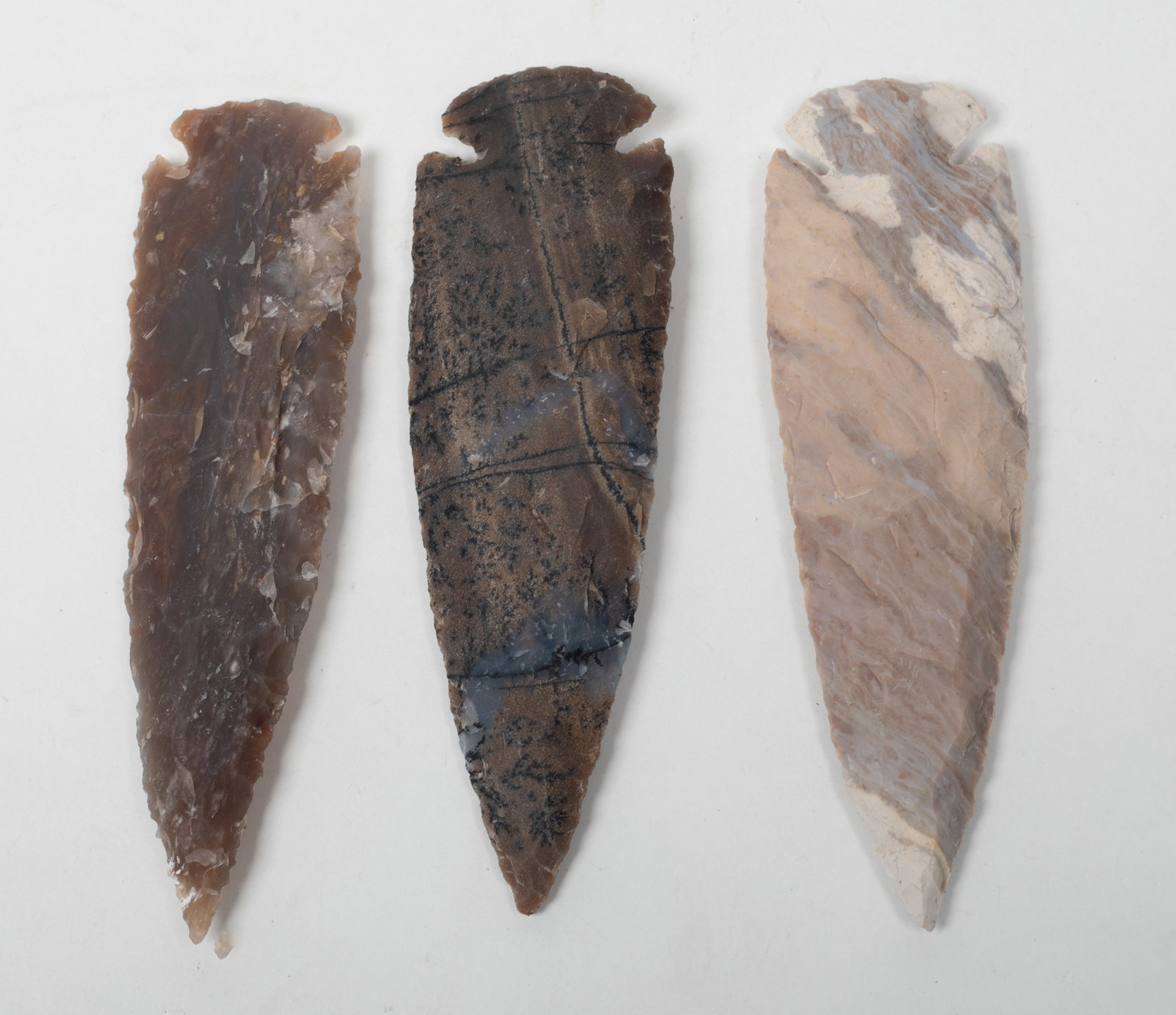 Set Native American Type Stone Heads - 12