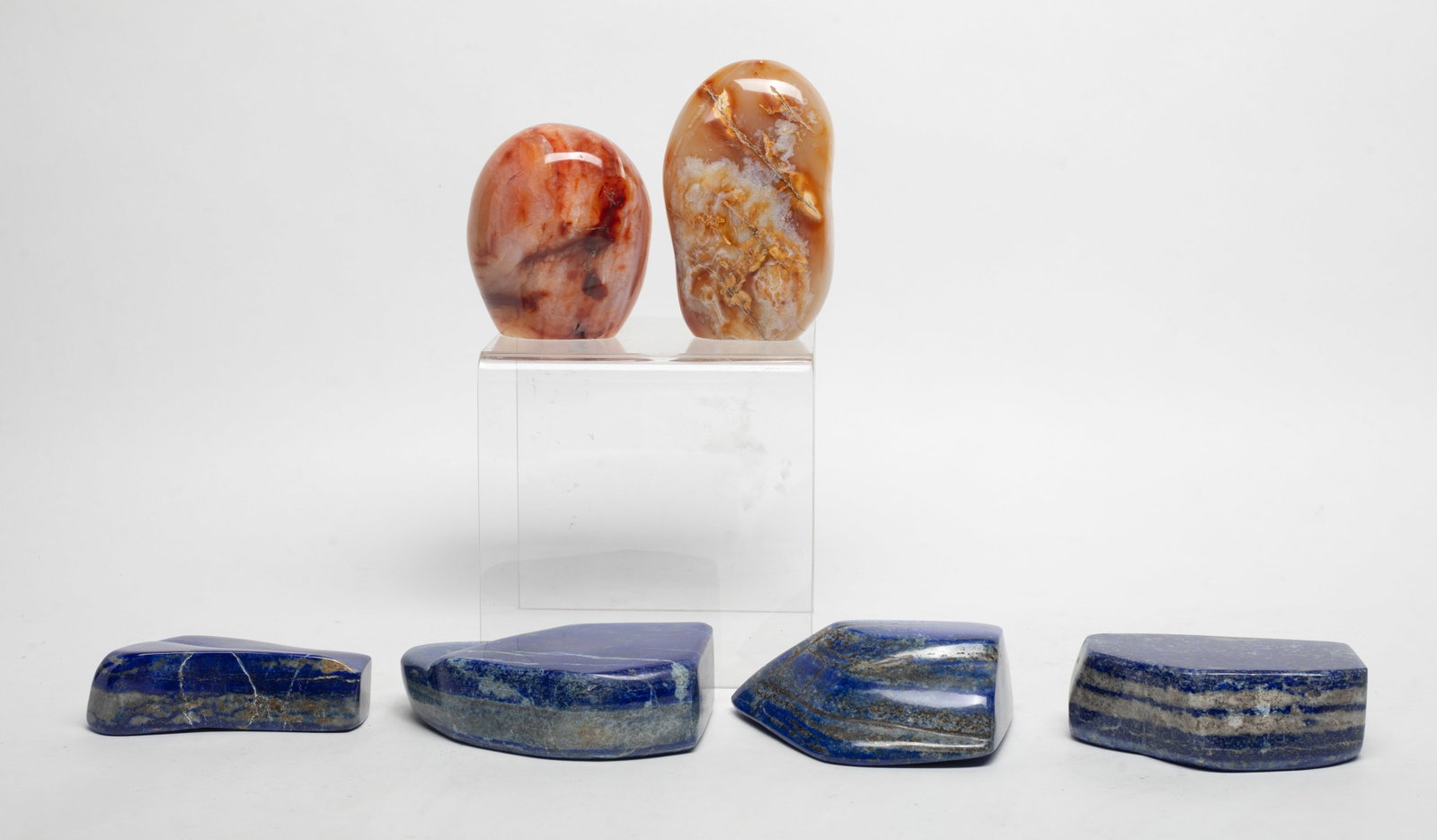 Asian Lapis, Cameo Agate Stones (1 of 12)
