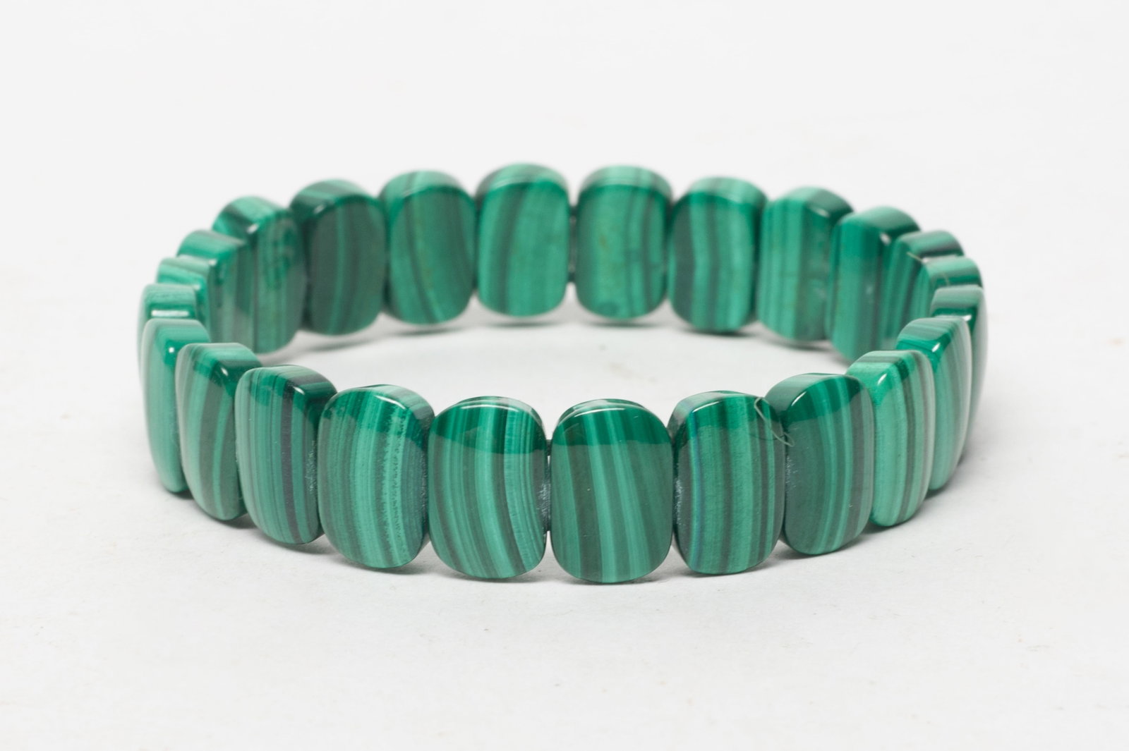 Two Vintage Malachite Bracelets - 3