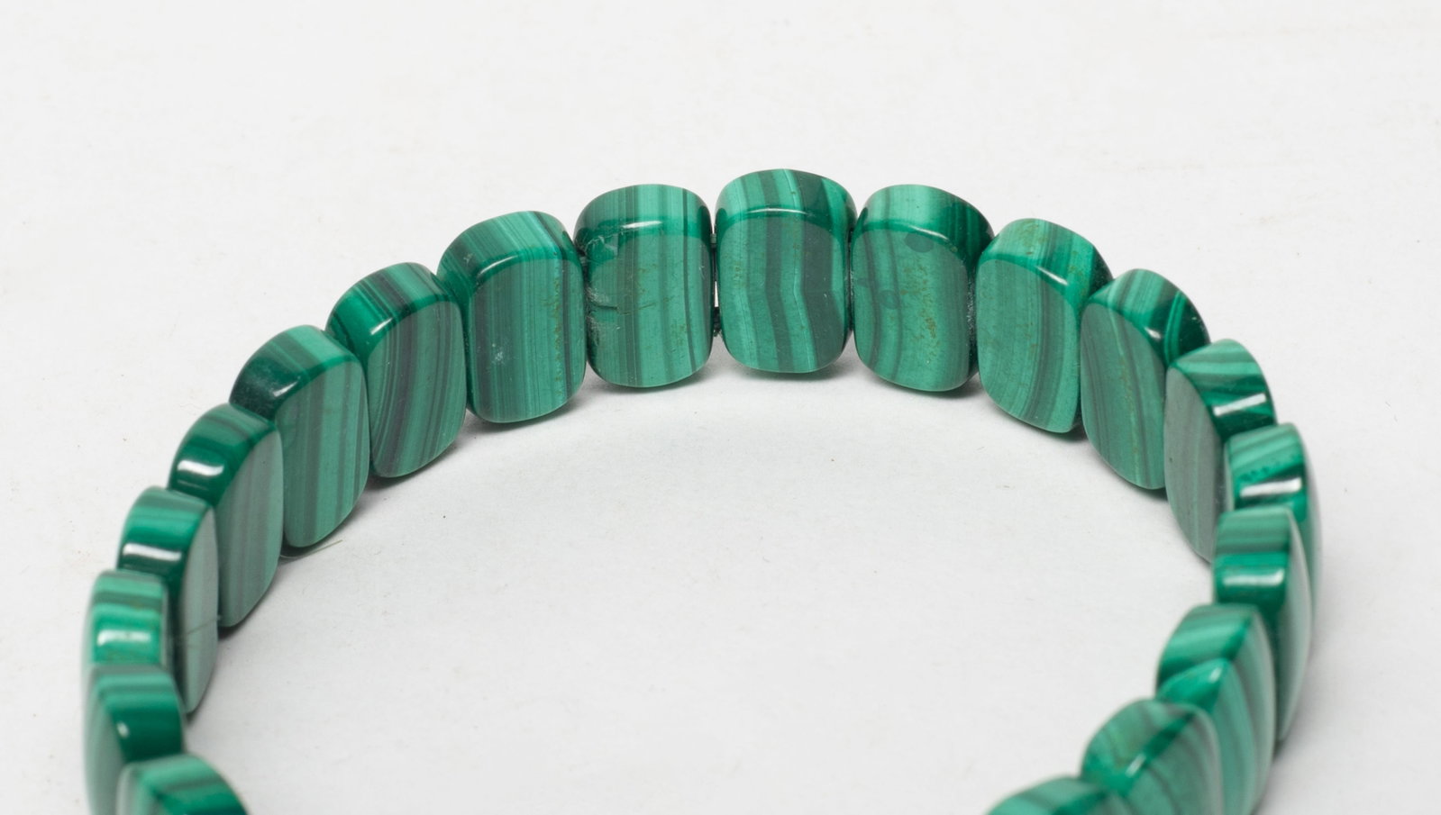 Two Vintage Malachite Bracelets - 4