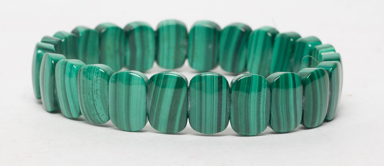 Two Vintage Malachite Bracelets - 5