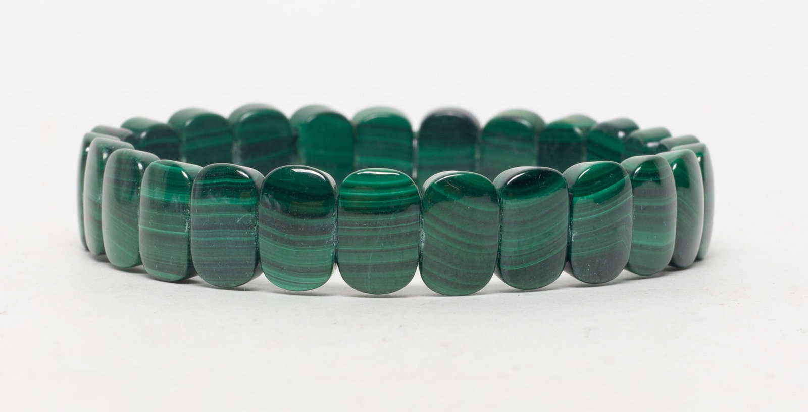 Two Vintage Malachite Bracelets - 6