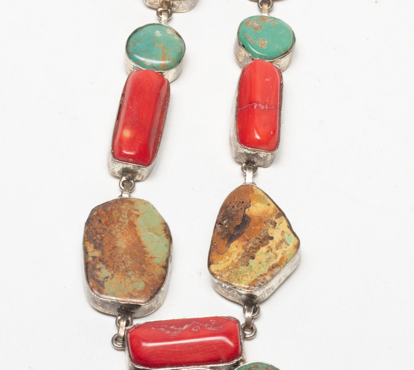 Native American Type Gemstone Necklace - 4