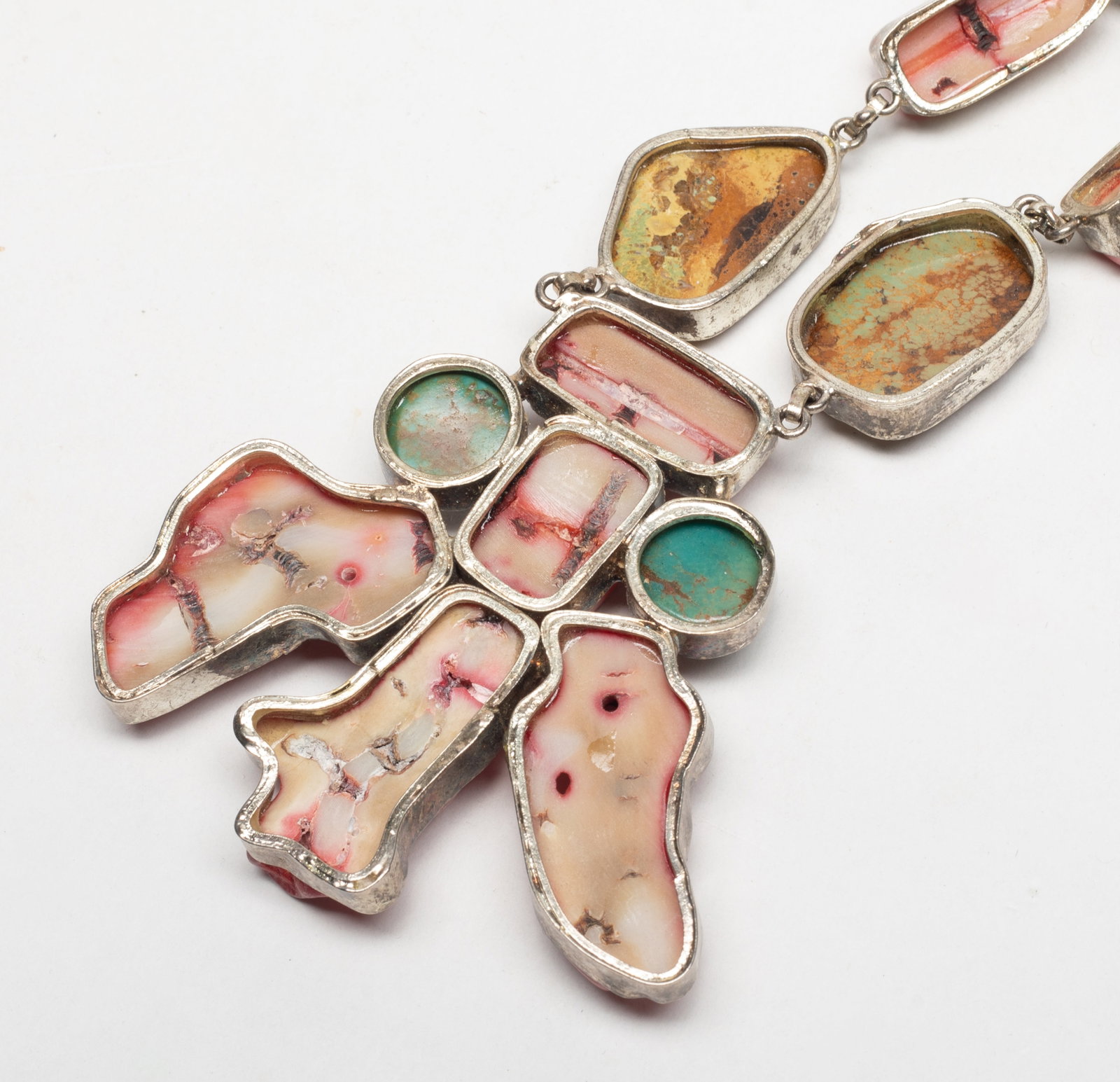 Native American Type Gemstone Necklace - 6