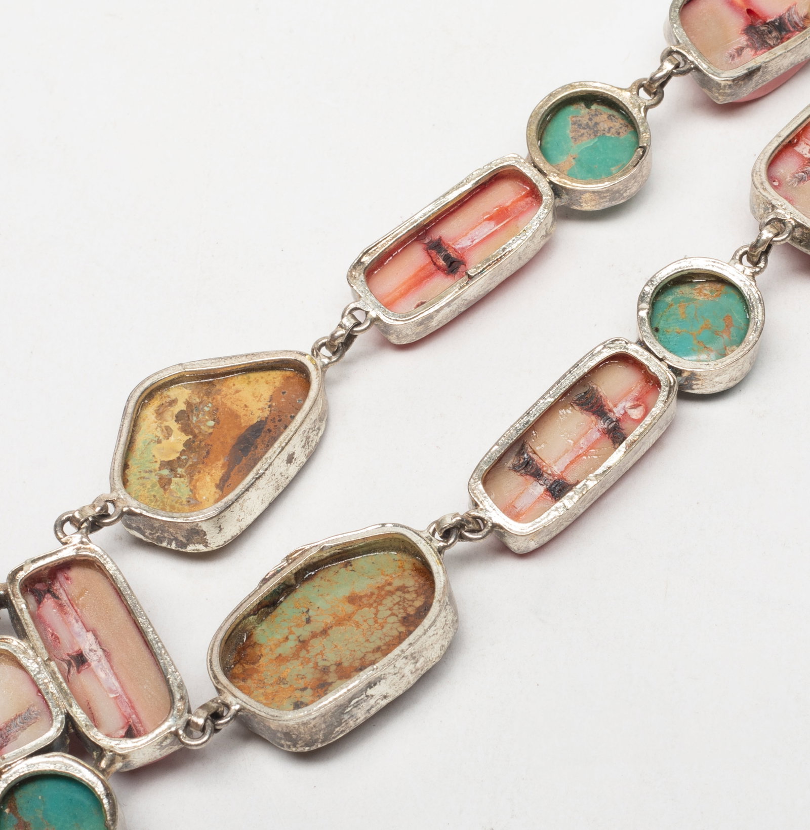 Native American Type Gemstone Necklace - 7