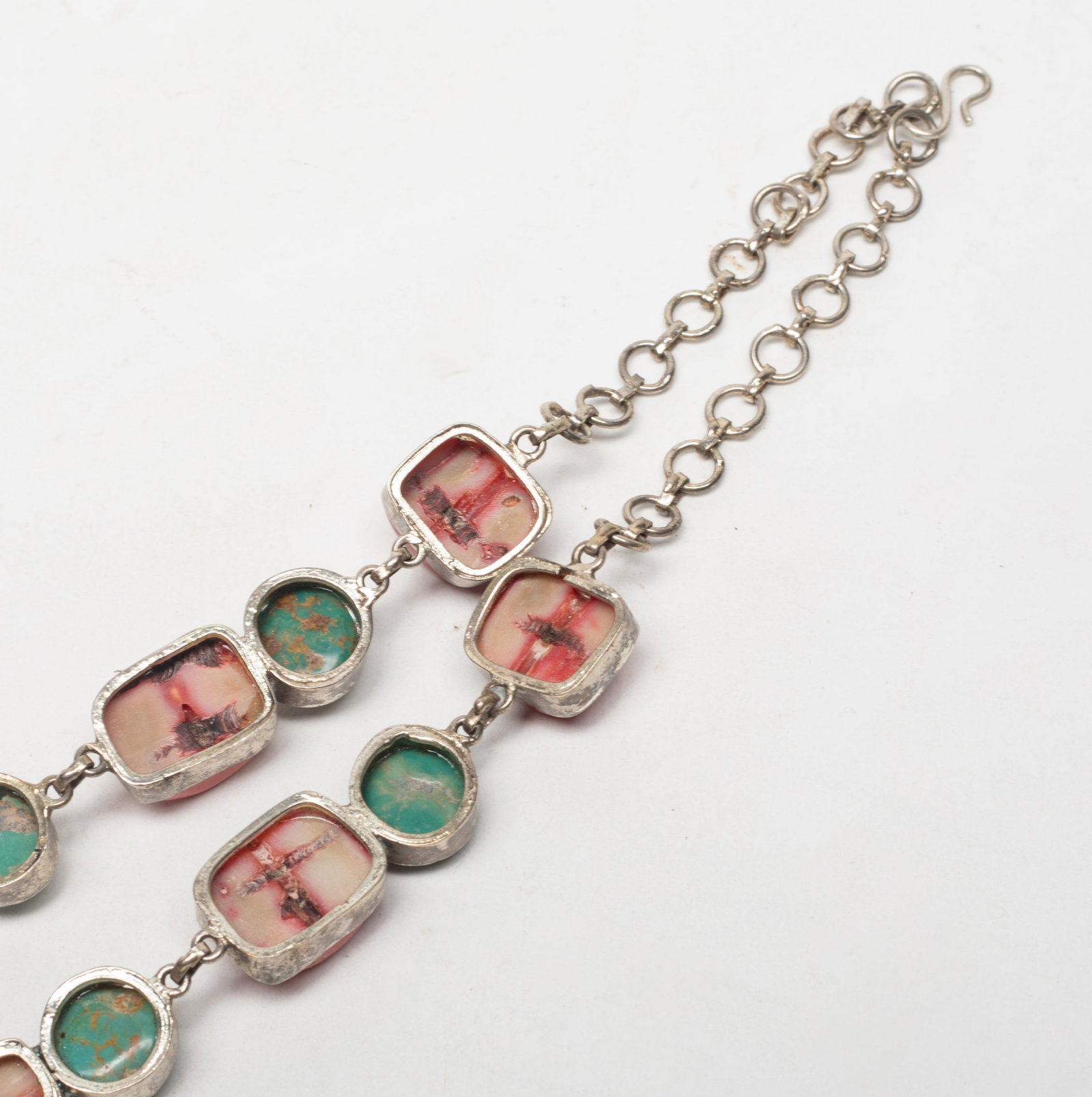 Native American Type Gemstone Necklace - 8