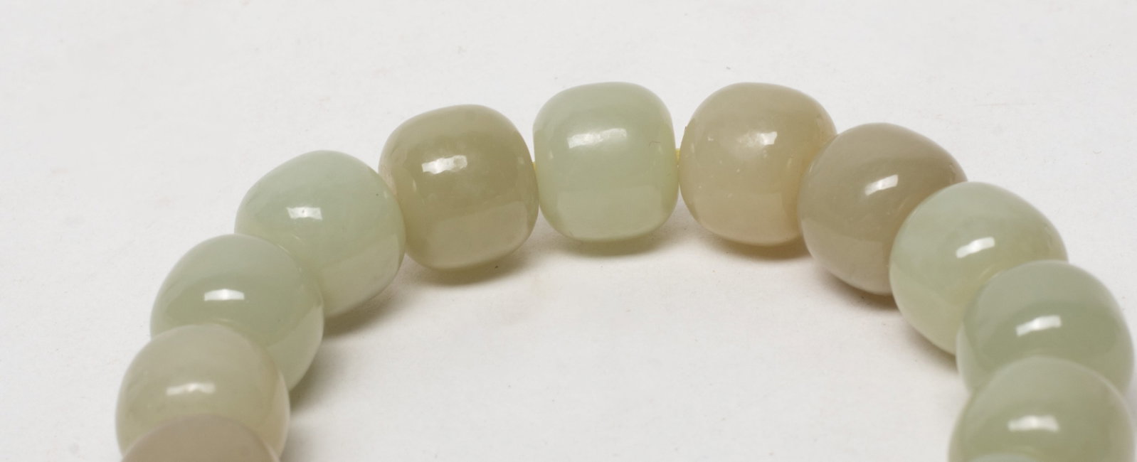 Two Chinese Export Jade Prayer Beads - 10