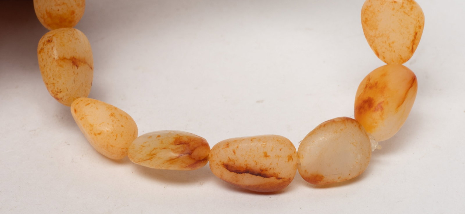 Two Chinese Export Jade Prayer Beads - 3