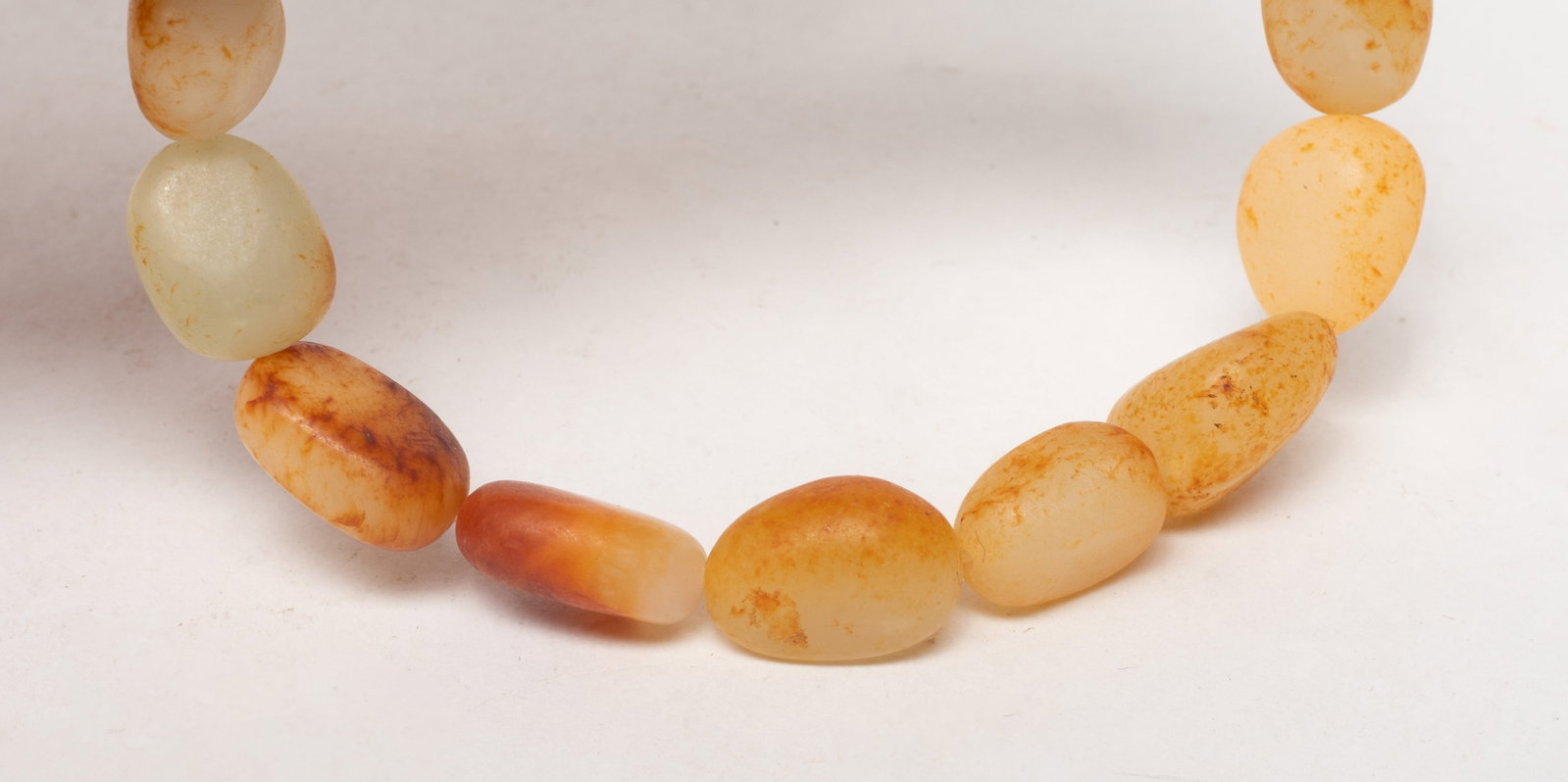 Two Chinese Export Jade Prayer Beads - 4