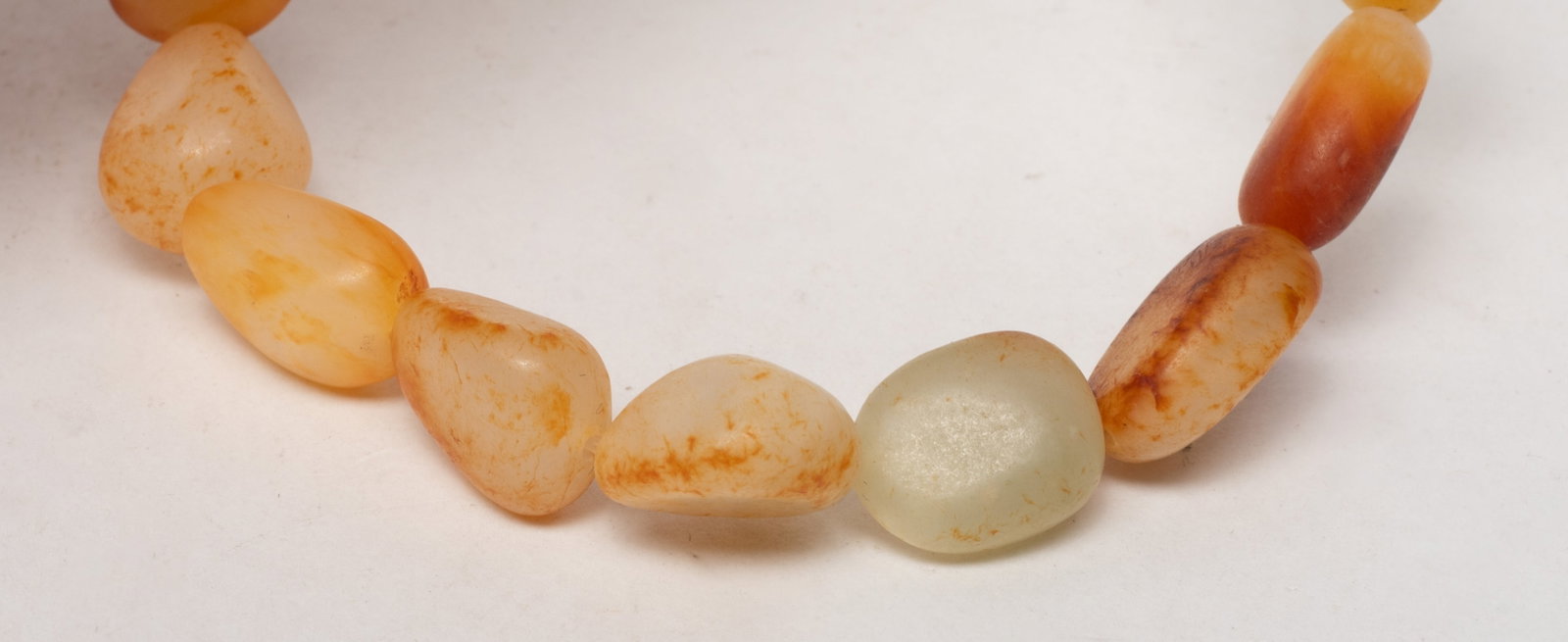 Two Chinese Export Jade Prayer Beads - 5