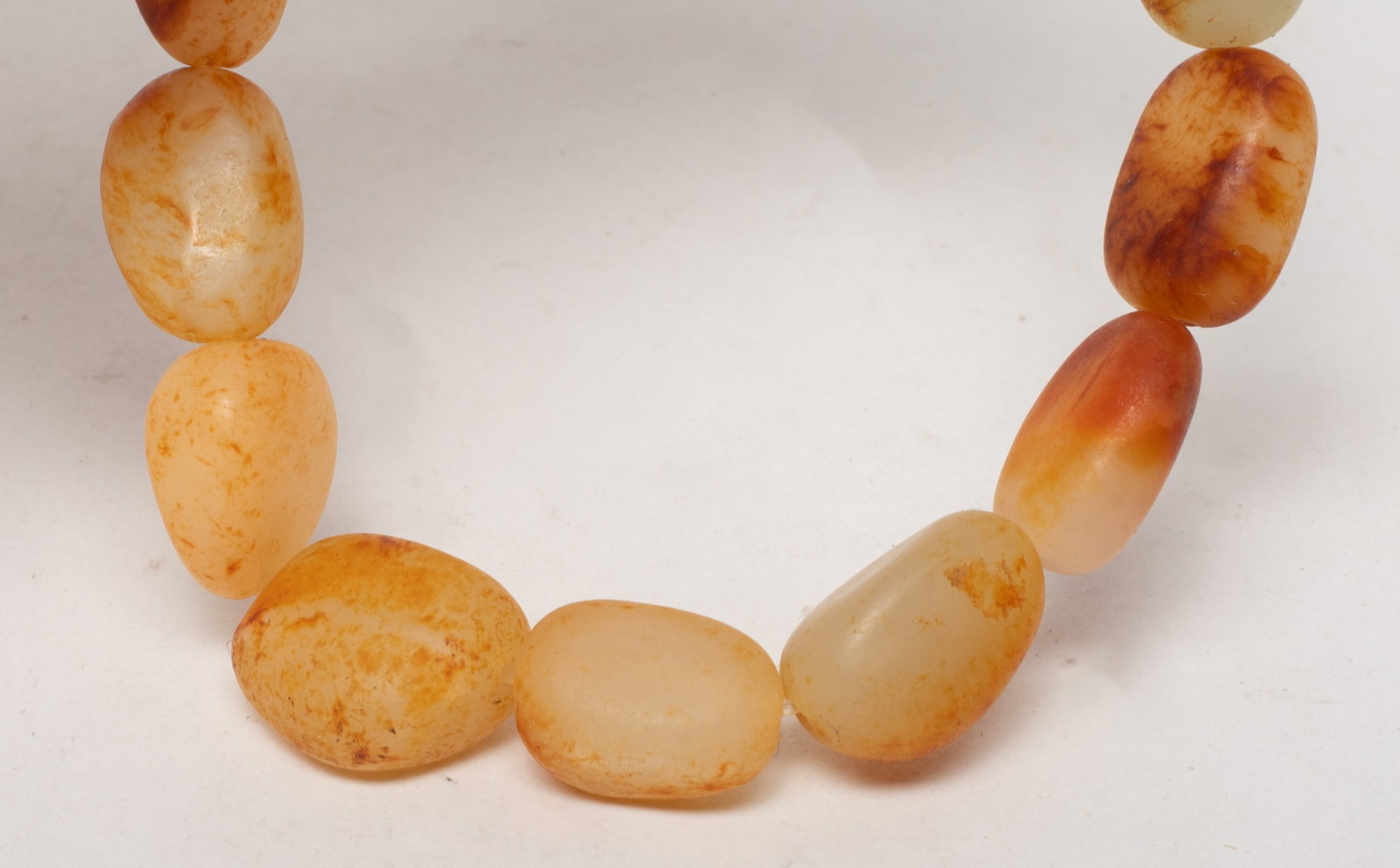 Two Chinese Export Jade Prayer Beads - 6