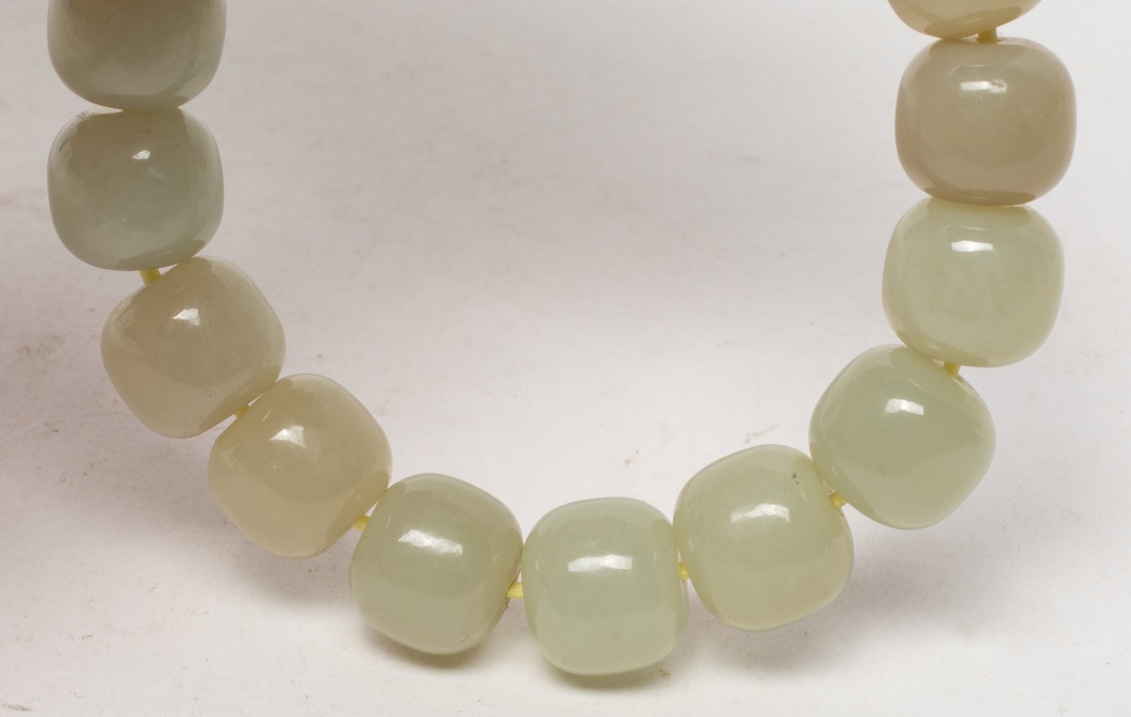 Two Chinese Export Jade Prayer Beads - 8