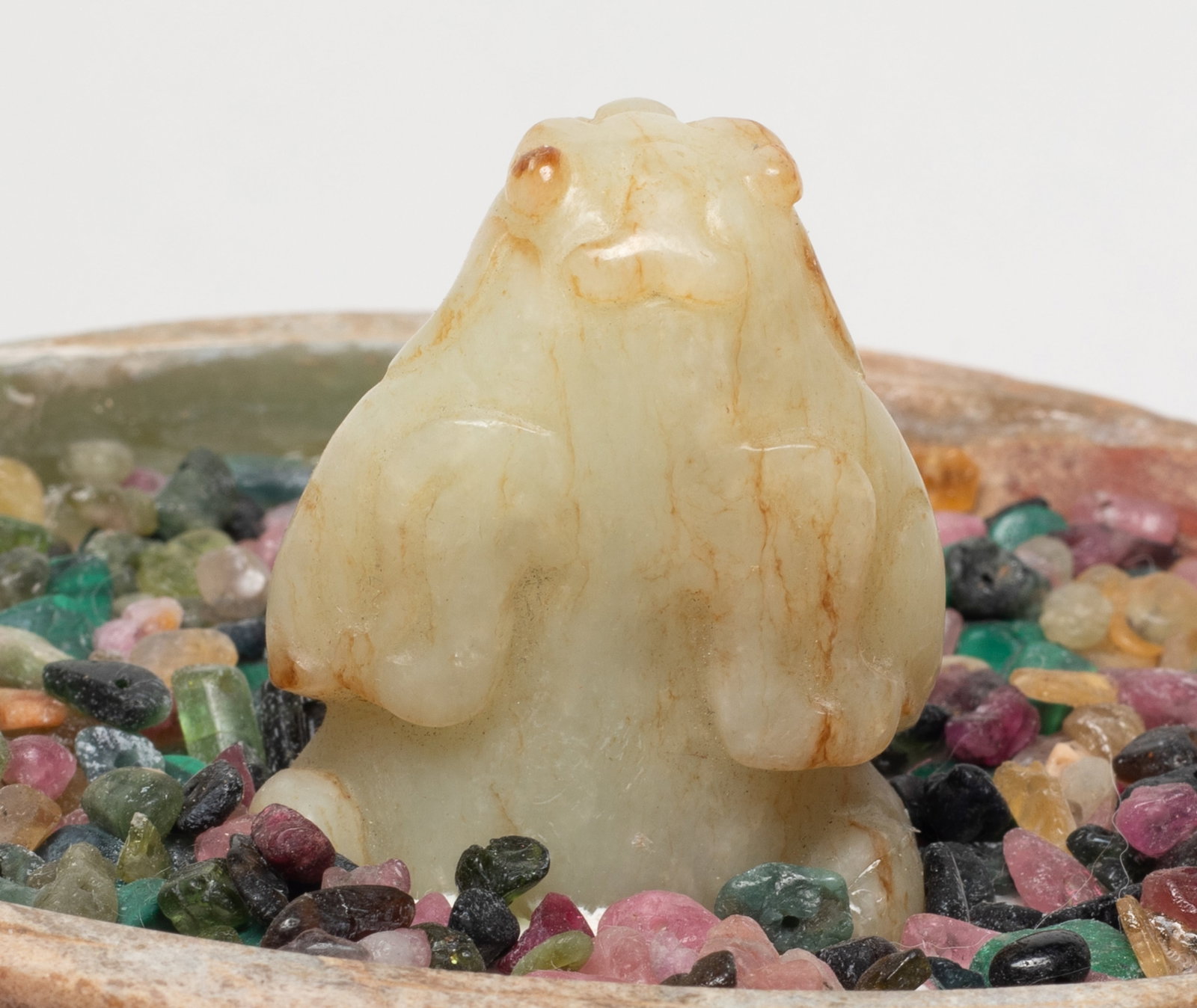 Chinese Export Jade Gemstone Bonsai - 6