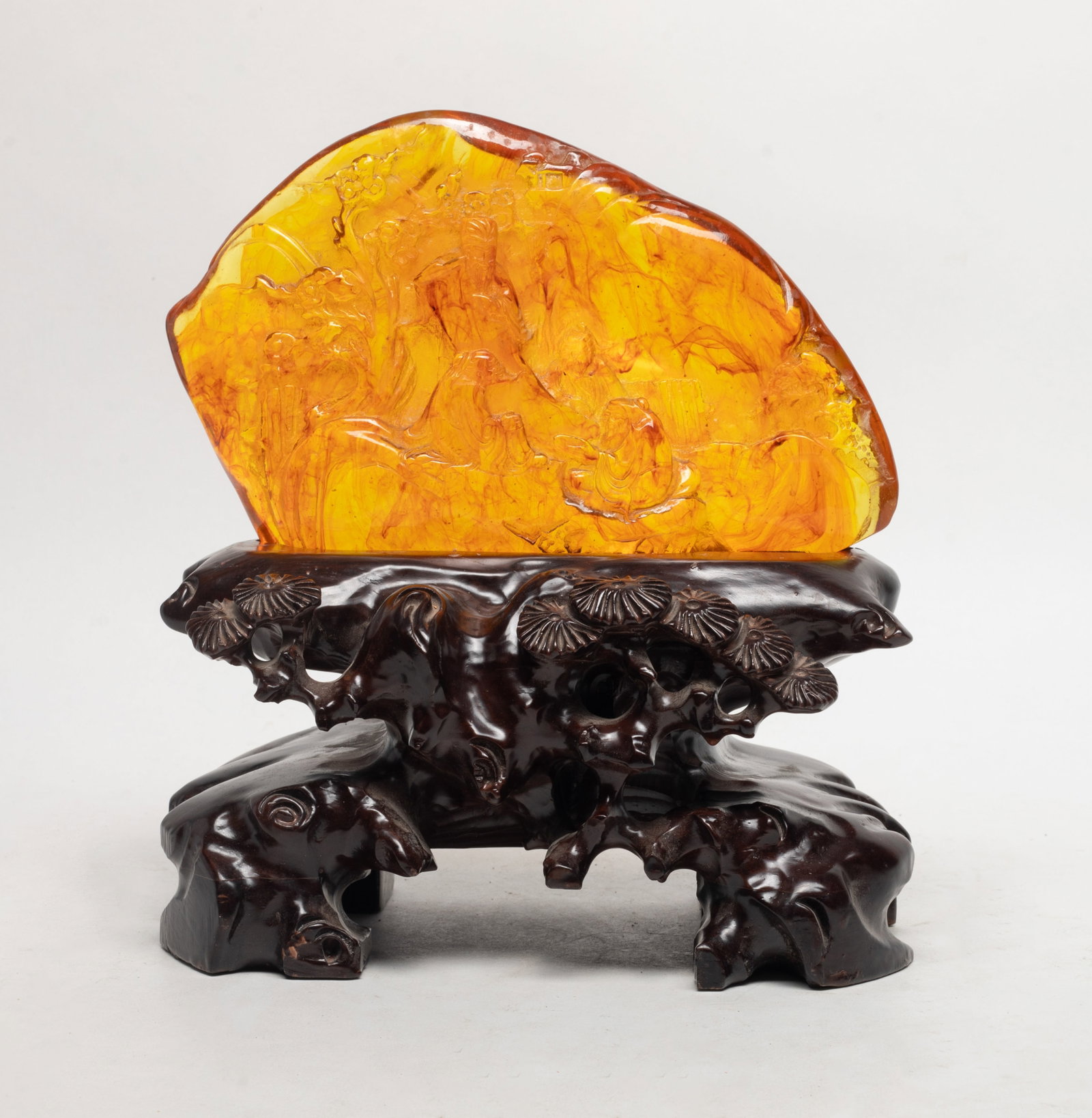 Large Chinese Amber Like Sculpture (1 of 9)