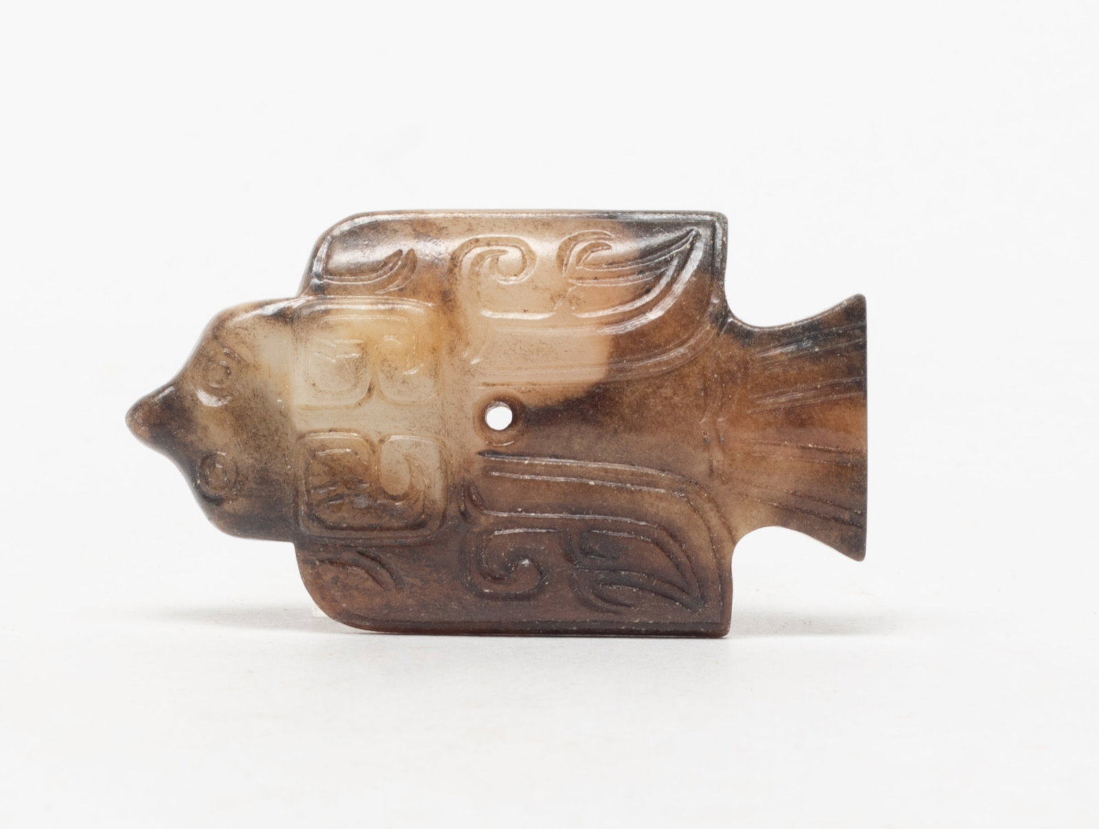 Chinese Russet Jade Bird Pendant (1 of 8)