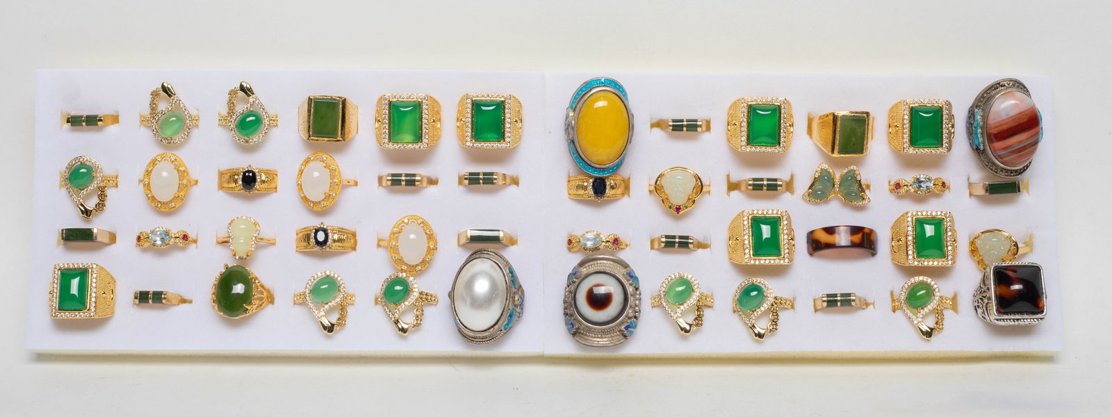 Set Chinese Export Rings Collection (1 of 7)