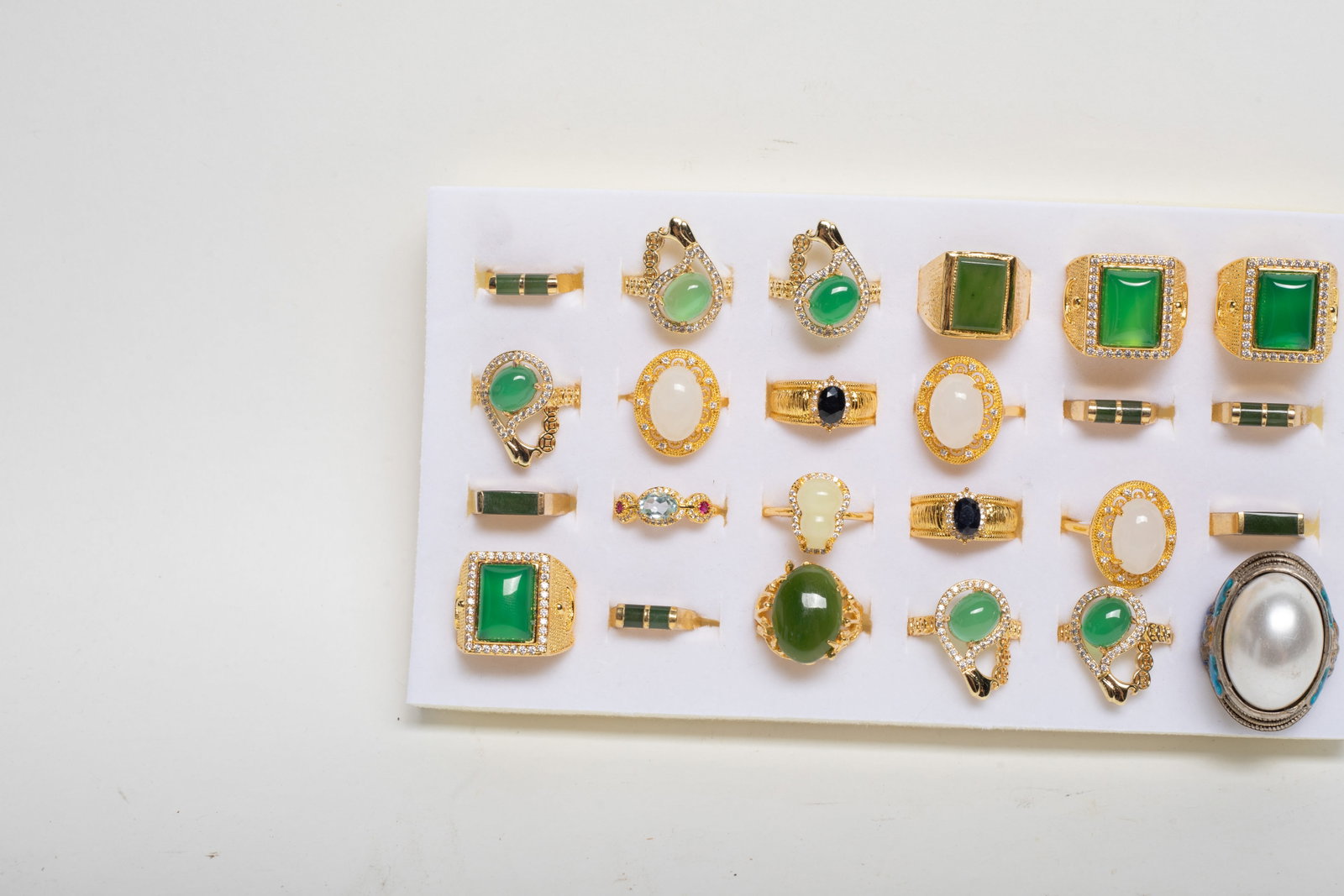 Set Chinese Export Rings Collection - 4