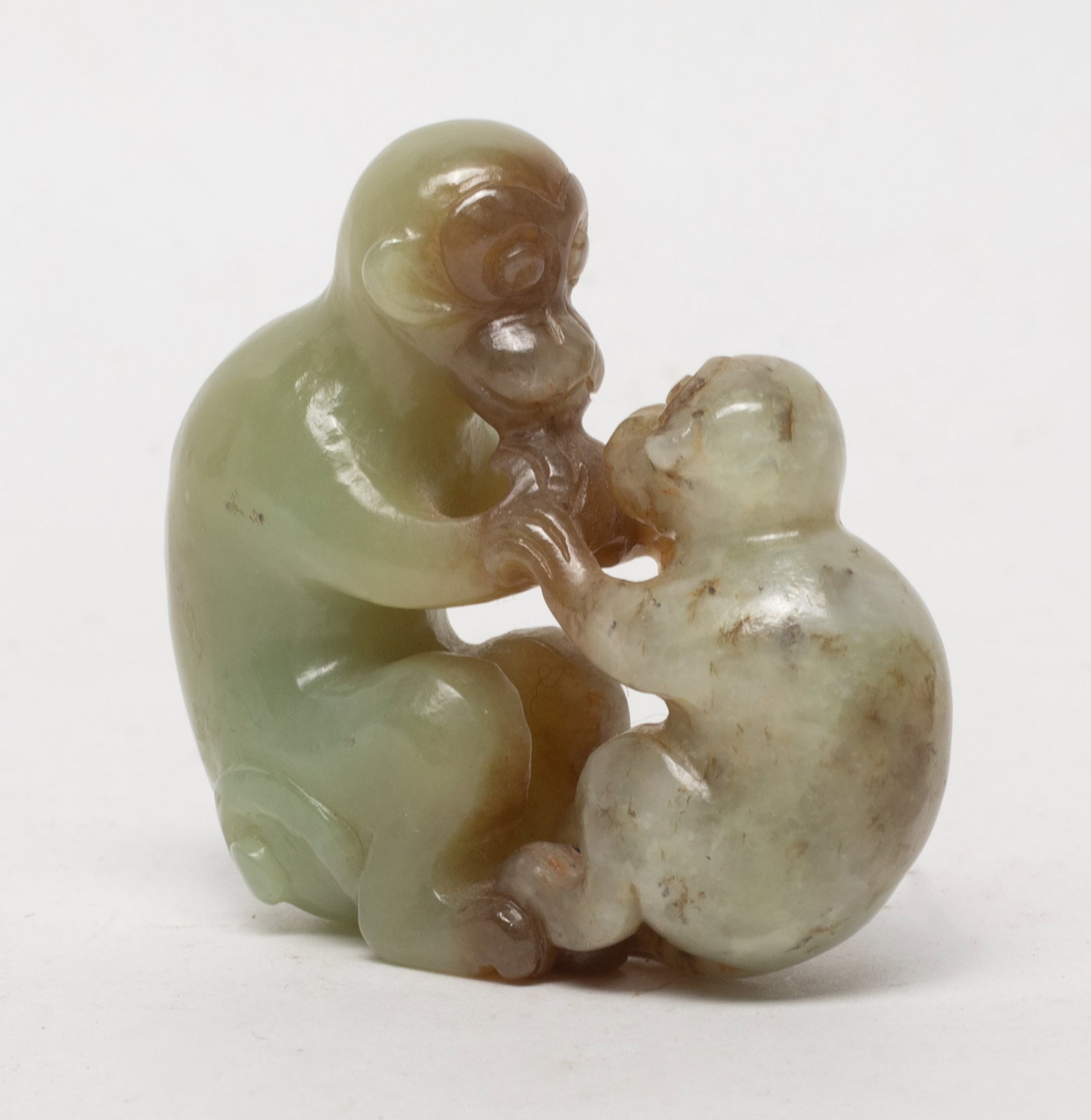 Chinese Russet Jade Pendant of Monkey (1 of 7)