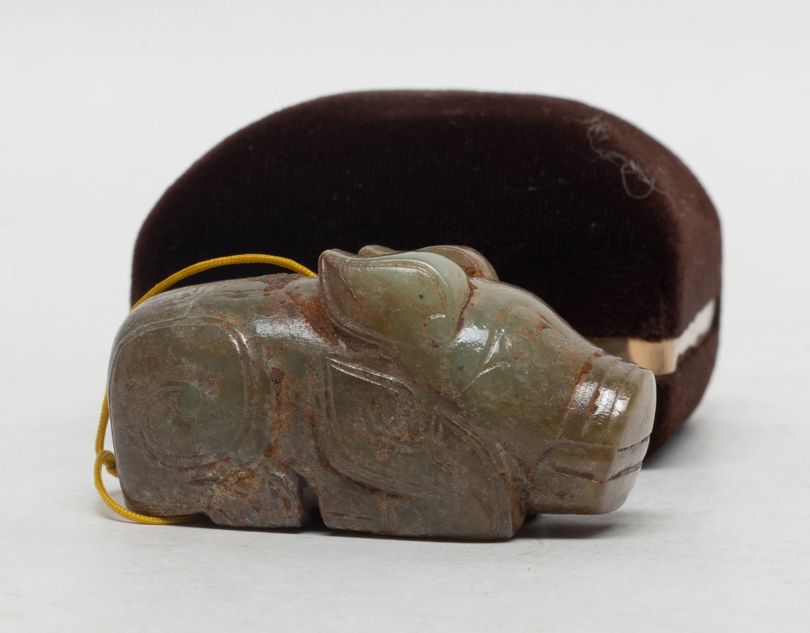 Estate Chinese Russet Jade Pendant (1 of 10)
