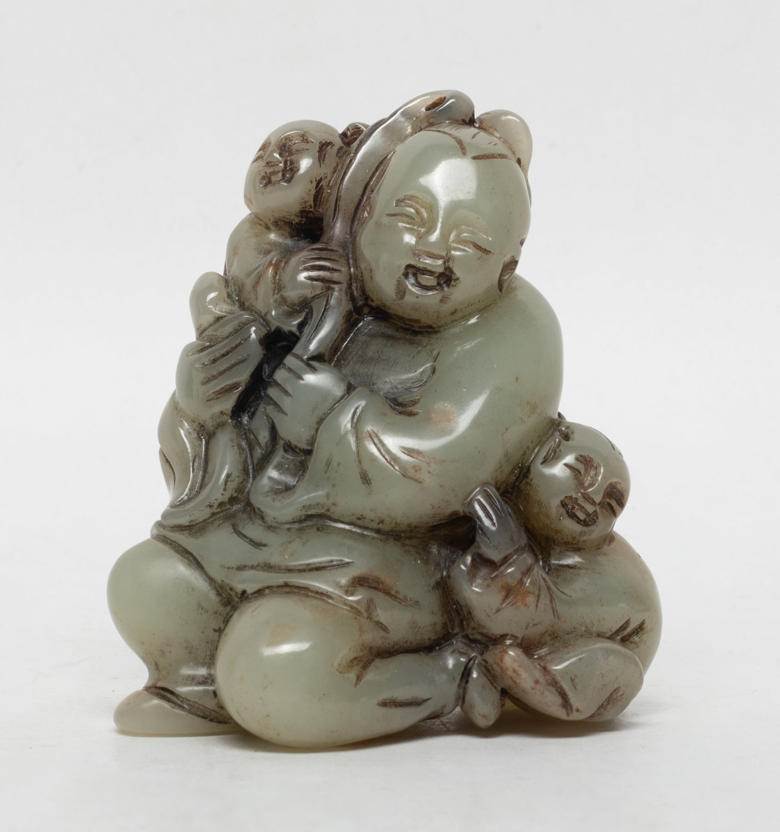 Estate Chinese Jade Carved Figures (1 of 9)