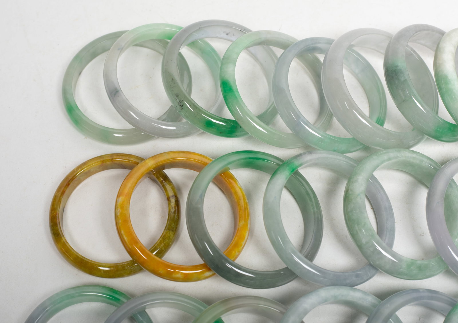 Large Set Chinese Export Bangles - 3