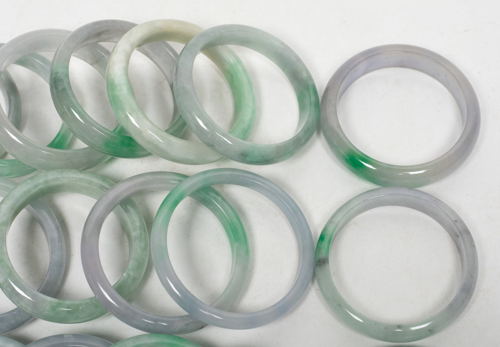 Large Set Chinese Export Bangles - 5