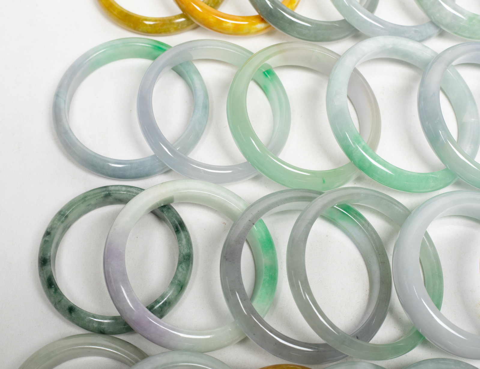 Large Set Chinese Export Bangles - 6