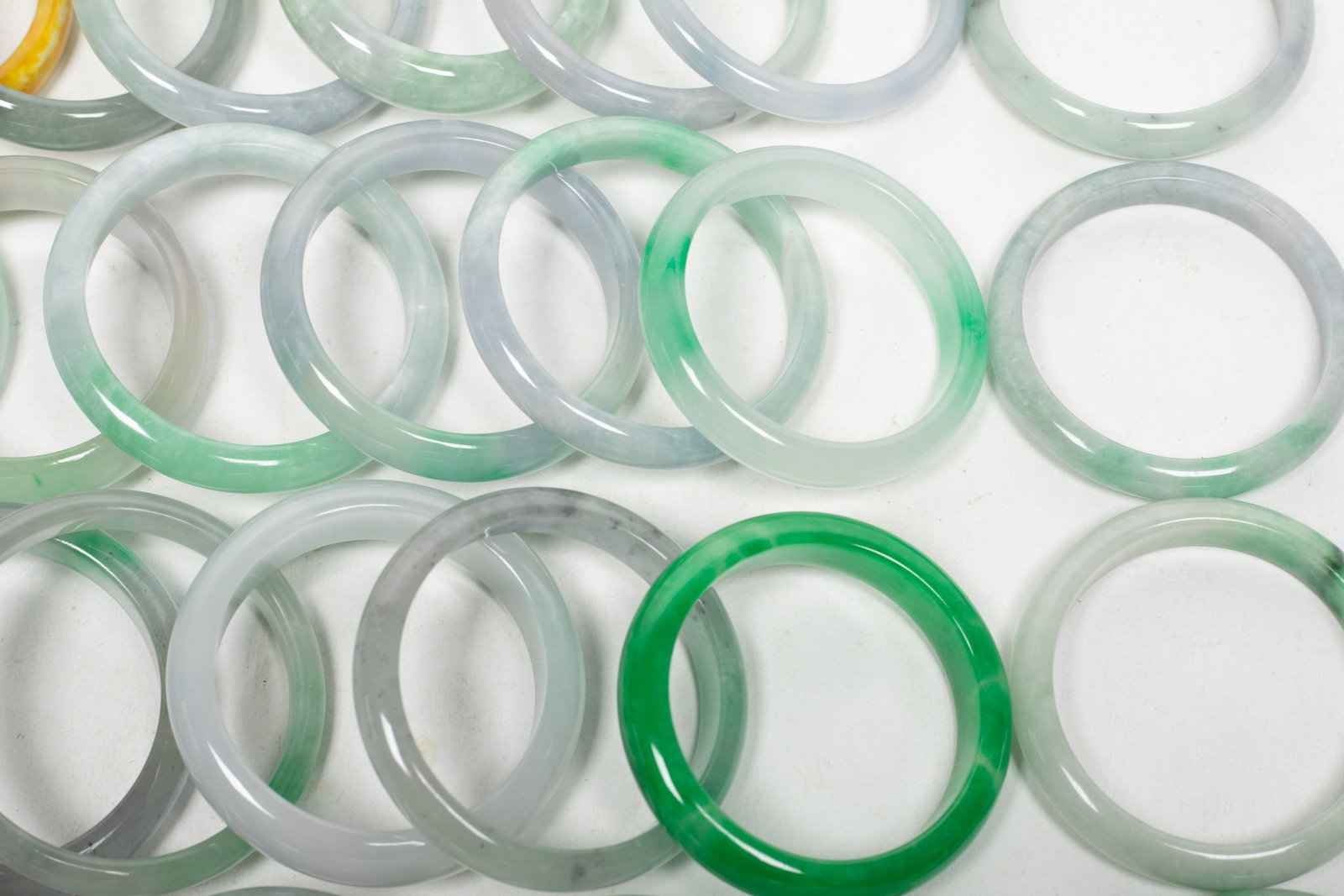 Large Set Chinese Export Bangles - 8