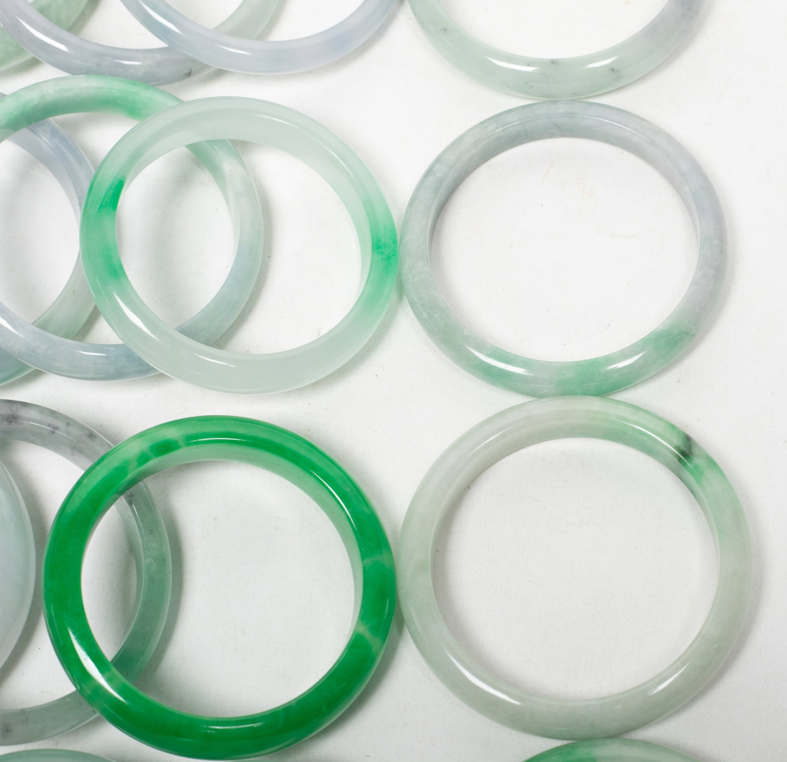 Large Set Chinese Export Bangles - 9