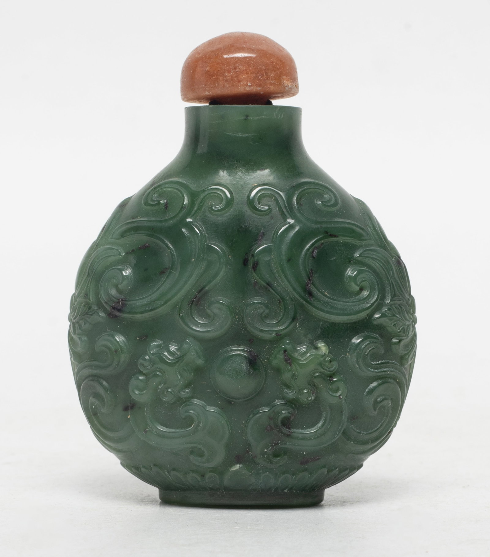 Chinese Spinach Jade Snuff Bottle (1 of 10)