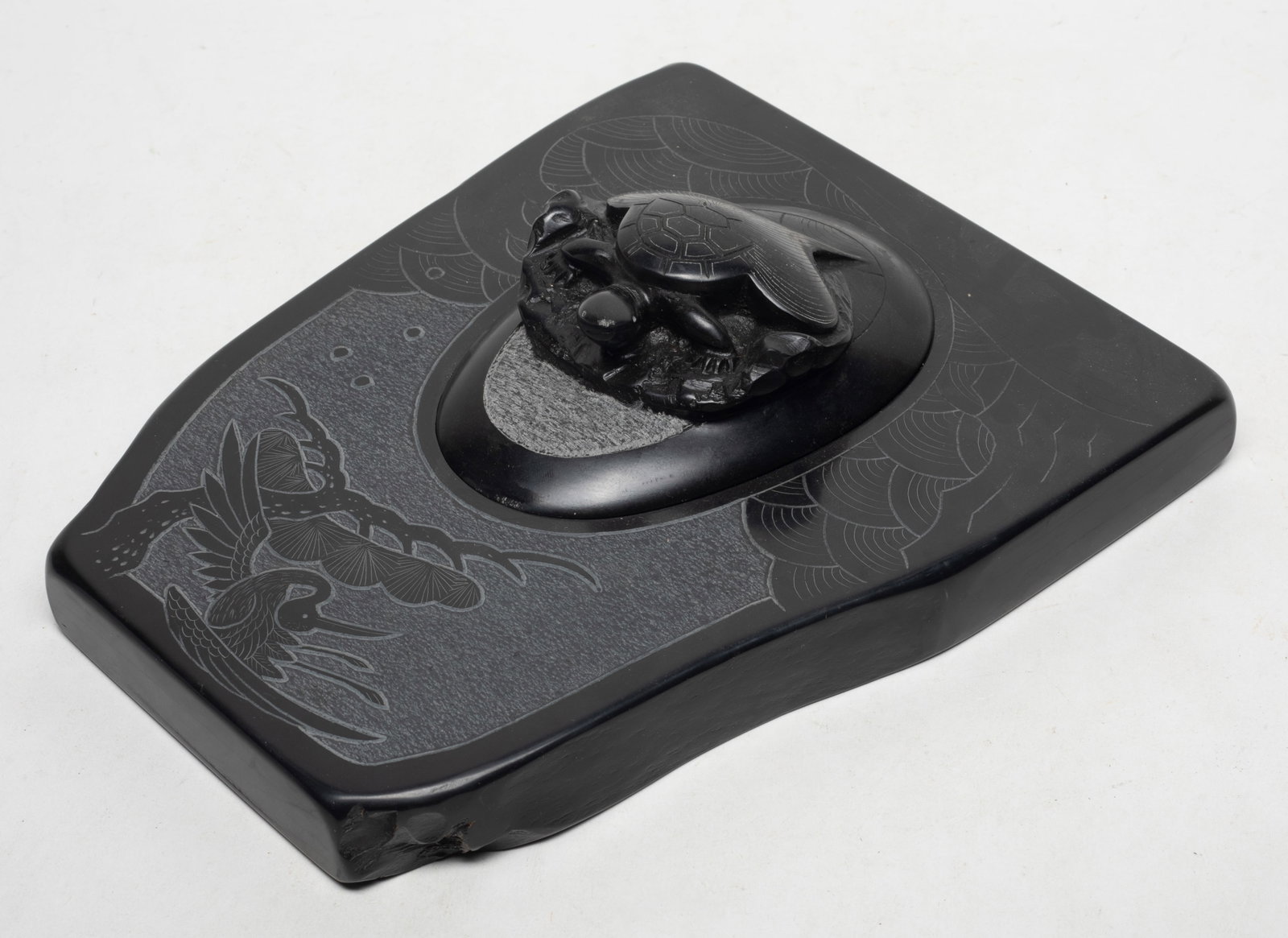Large & Heavy Chinese Asian Stone Carved Ink Stone (1 of 14)