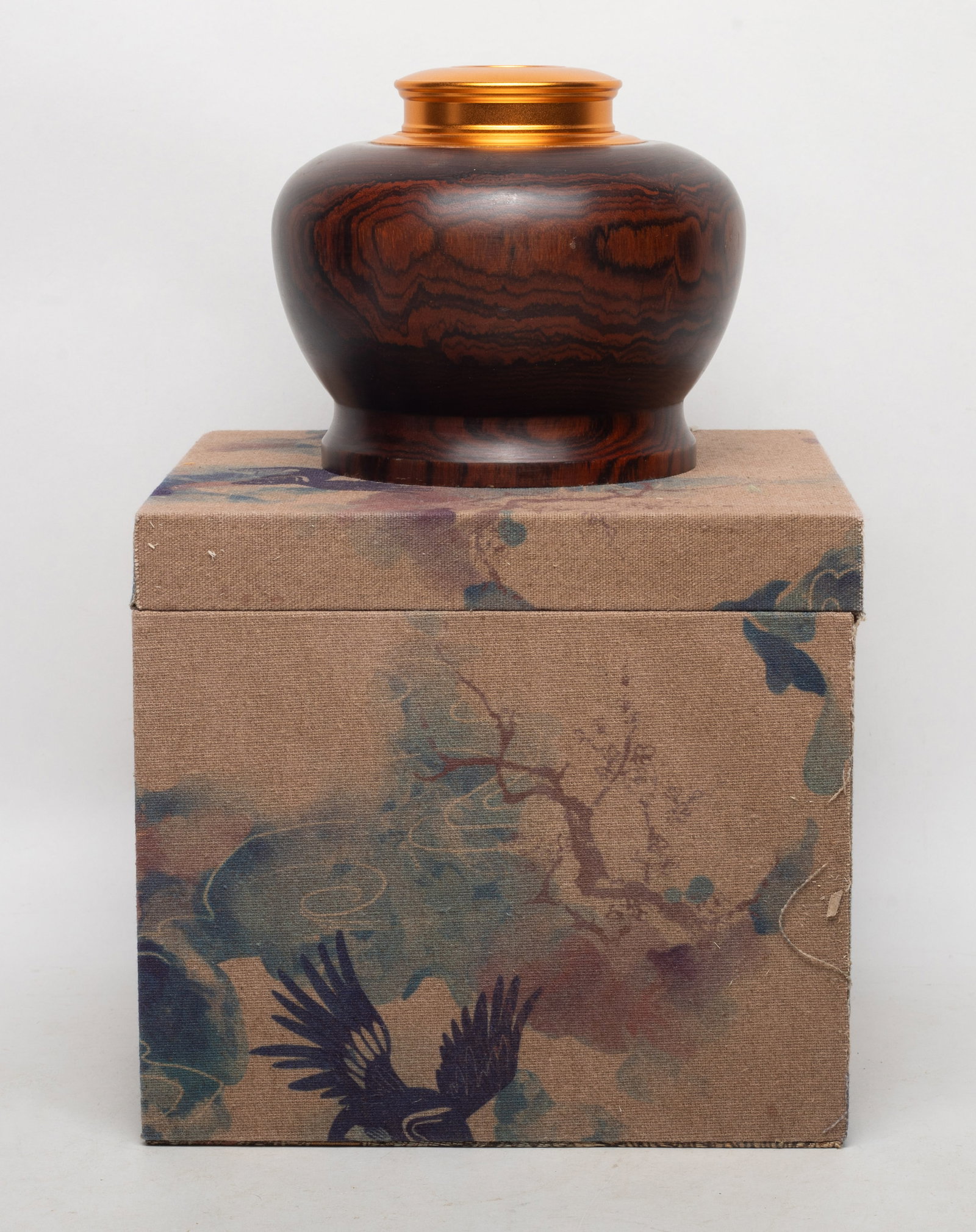 Vintage Chinese Huanghuali Wood Tea Jar (1 of 11)