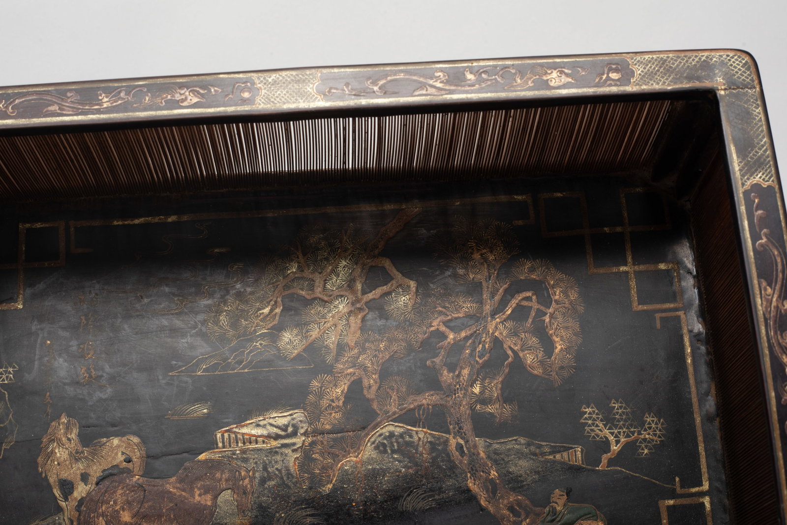 Two Chinese Lacquer Tray Sets - 6