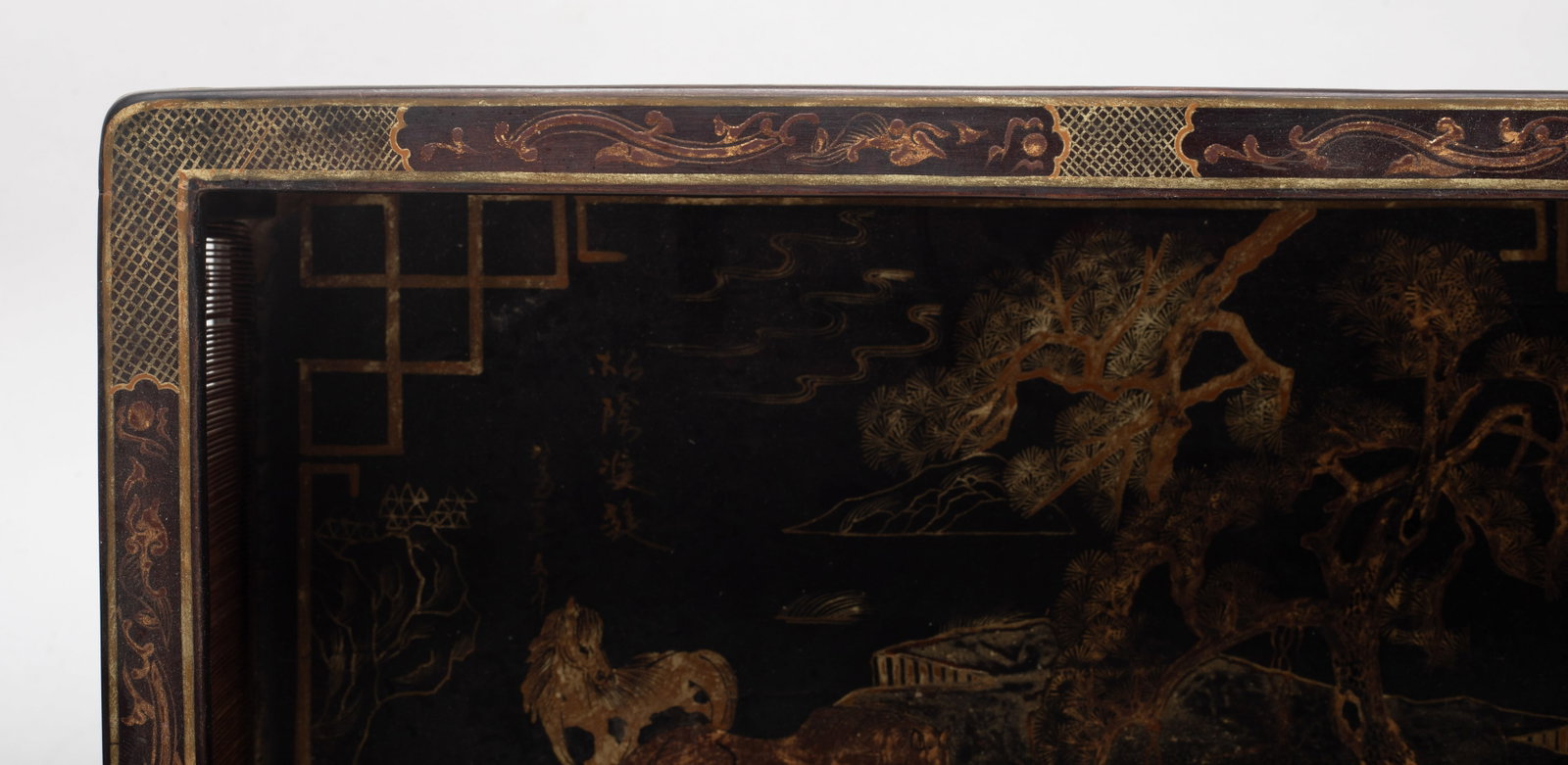 Two Chinese Lacquer Tray Sets - 8